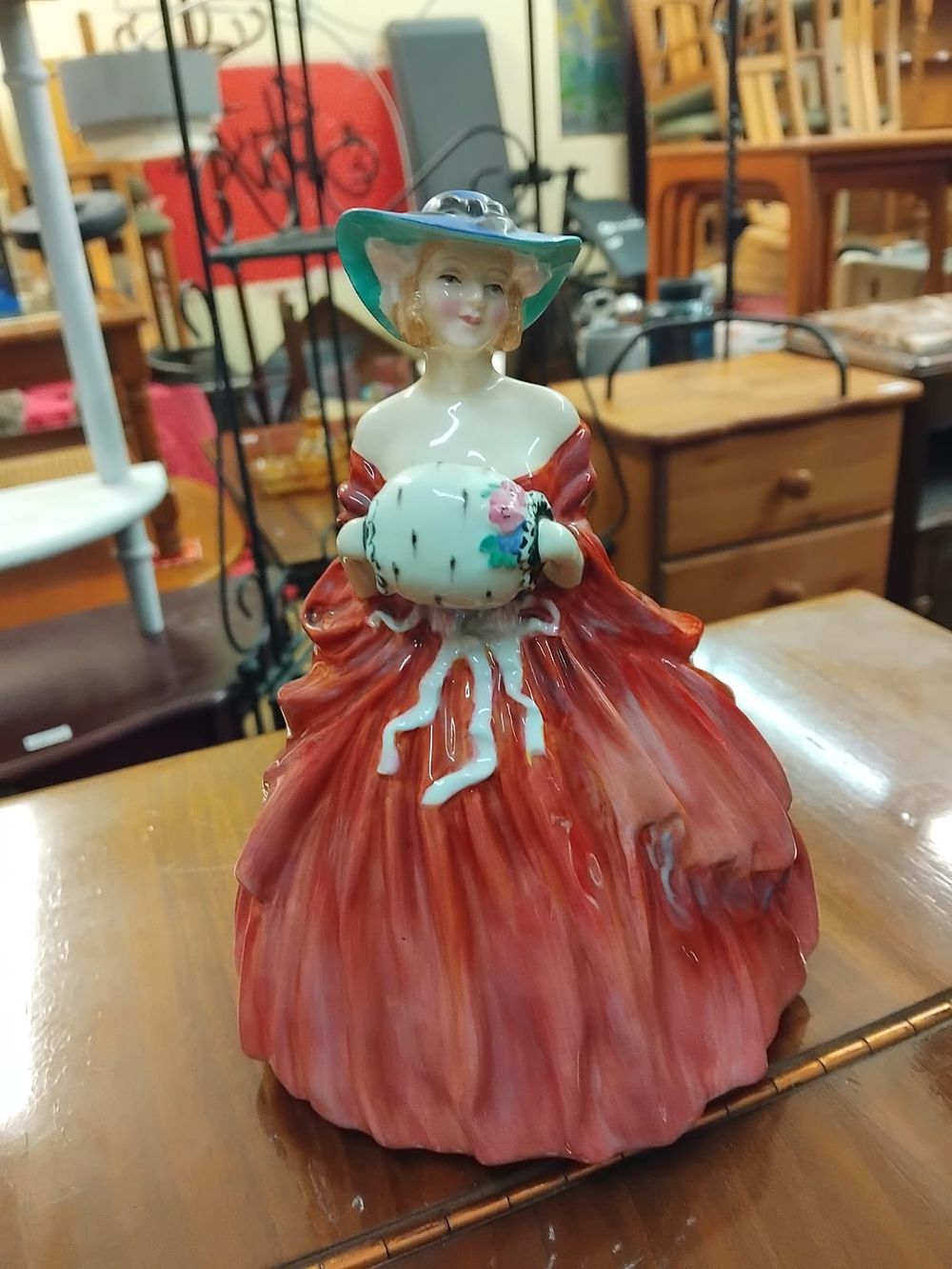 Lot 164 – Royal Doulton Bone China Figurine, Genevieve, HN 1962