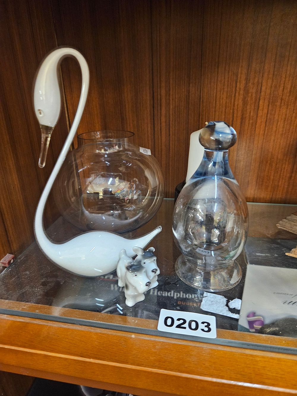 Lot 203 – An Assortment of Hand-Blown Art Glass and Ceramic Ornaments