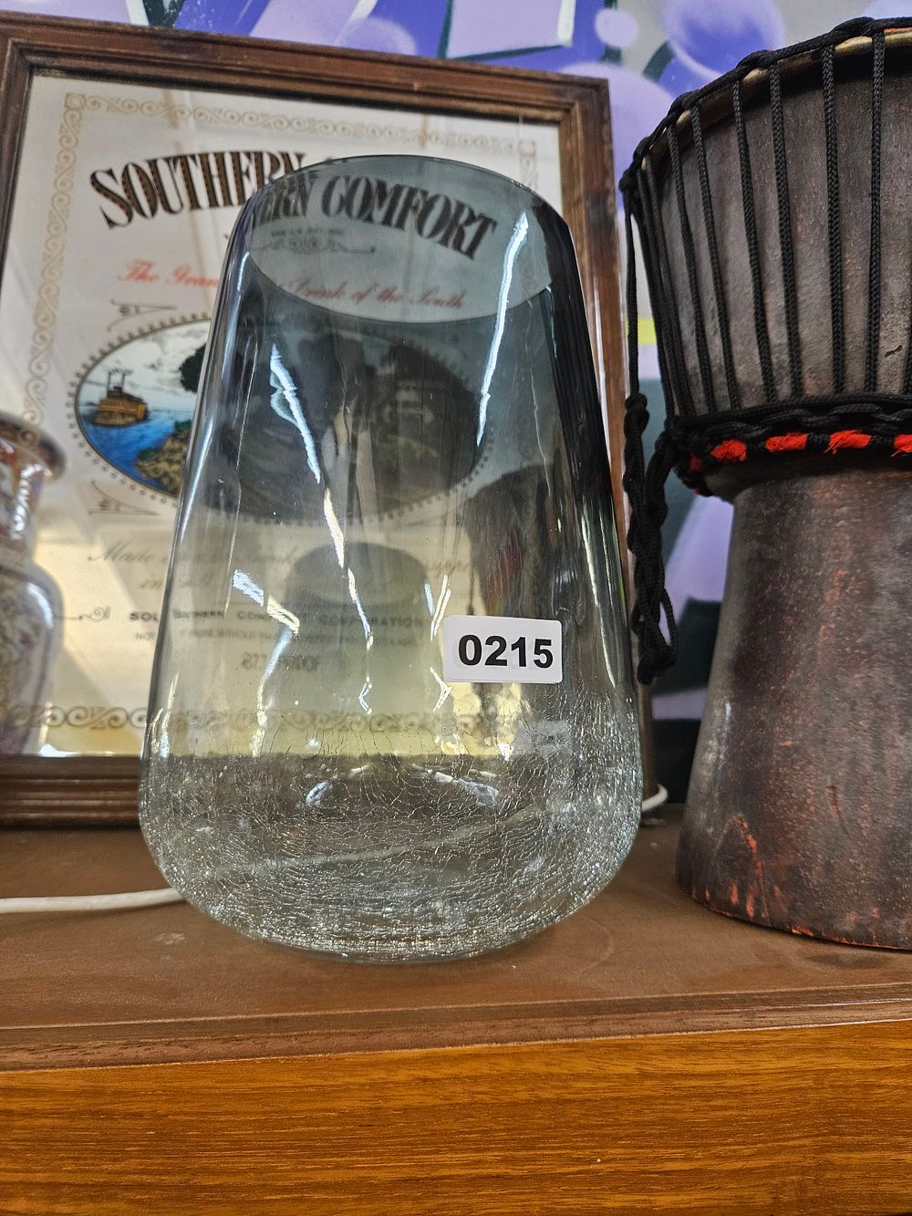 Lot 215 – Glass vase
