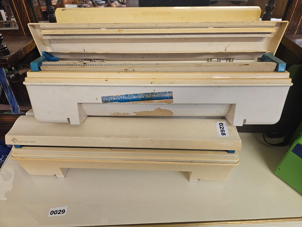 Lot 268 – A Pair of Wrapmaster 4500 Commercial Food Wrap Dispensers