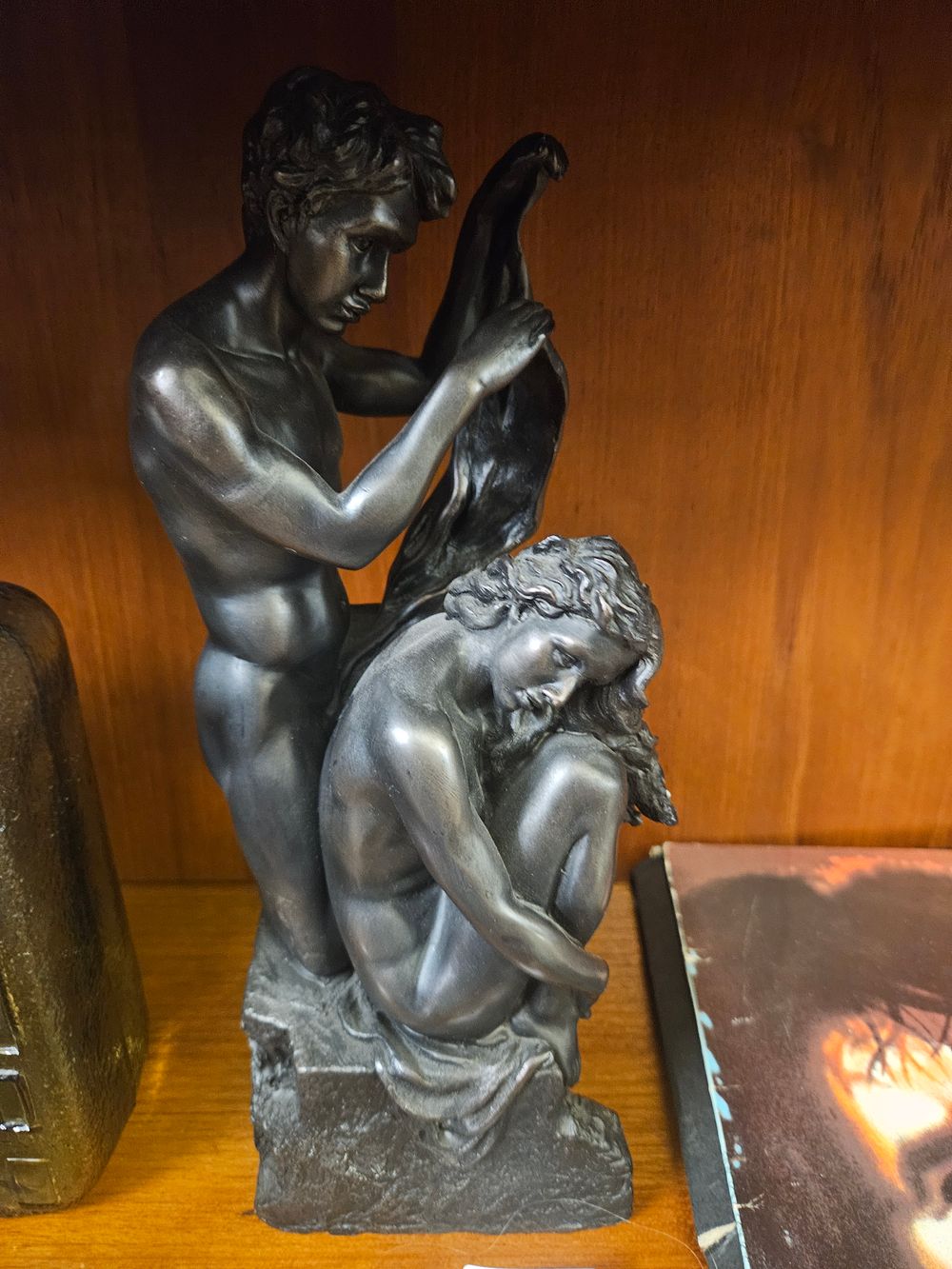 Lot 348 – A Contemporary Figural Sculpture of Intertwined Lovers in the Style of Alexander Danel