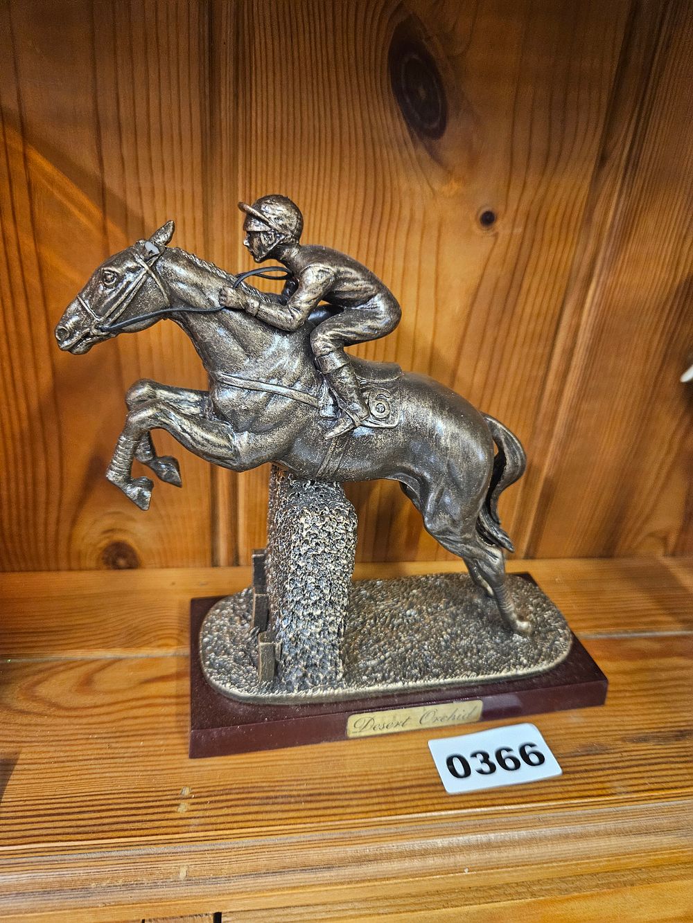 Lot 366 – A Bronzed Resin Sporting Sculpture of the Racehorse Desert Orchid af