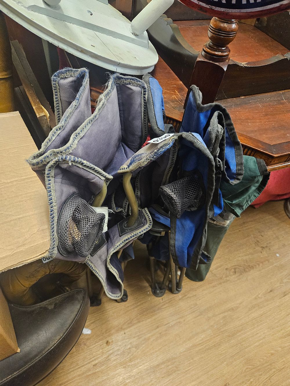 Lot 390 – A Collection of Folding Portable Camping Chairs