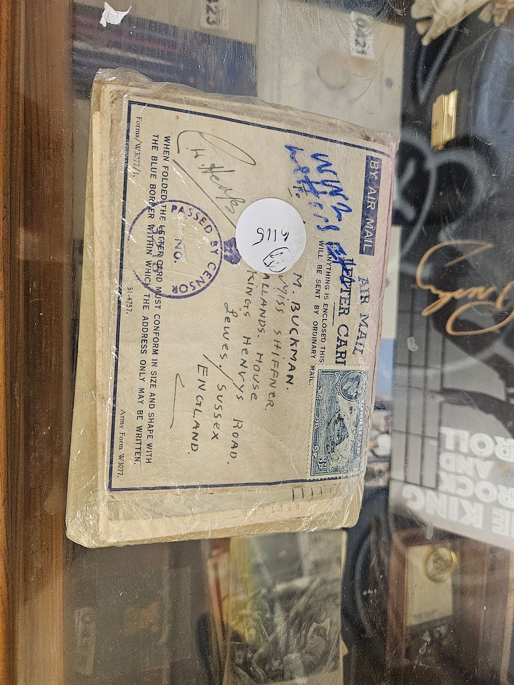 Lot 401 – A Collection of World War II British Military Air Mail Letter Cards including Gibraltar Censored Correspondence