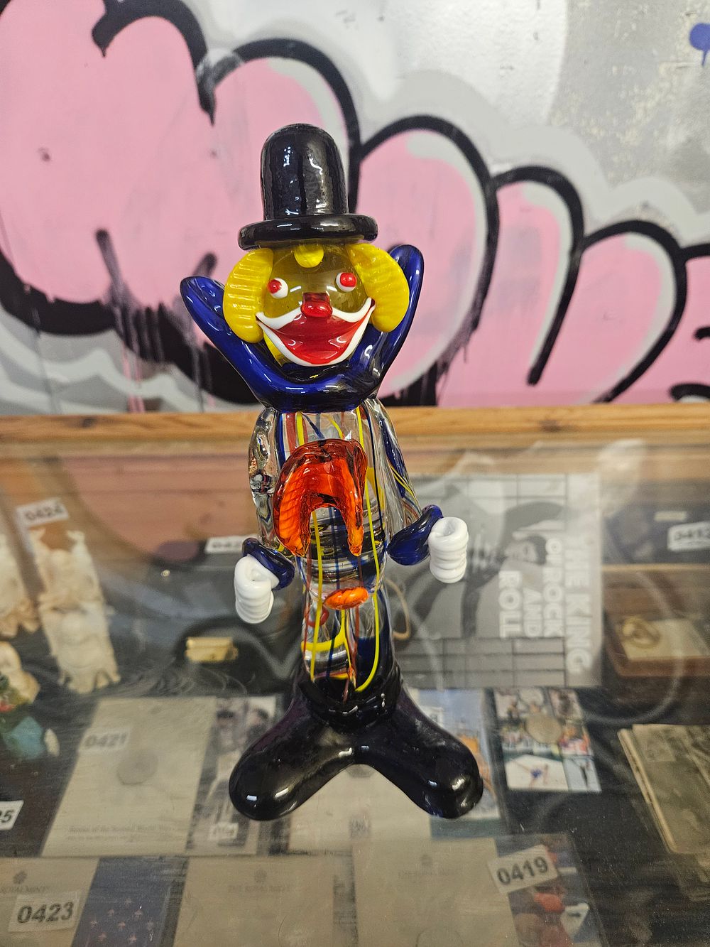 Lot 407 – A Murano Style Art Glass Clown Figurine