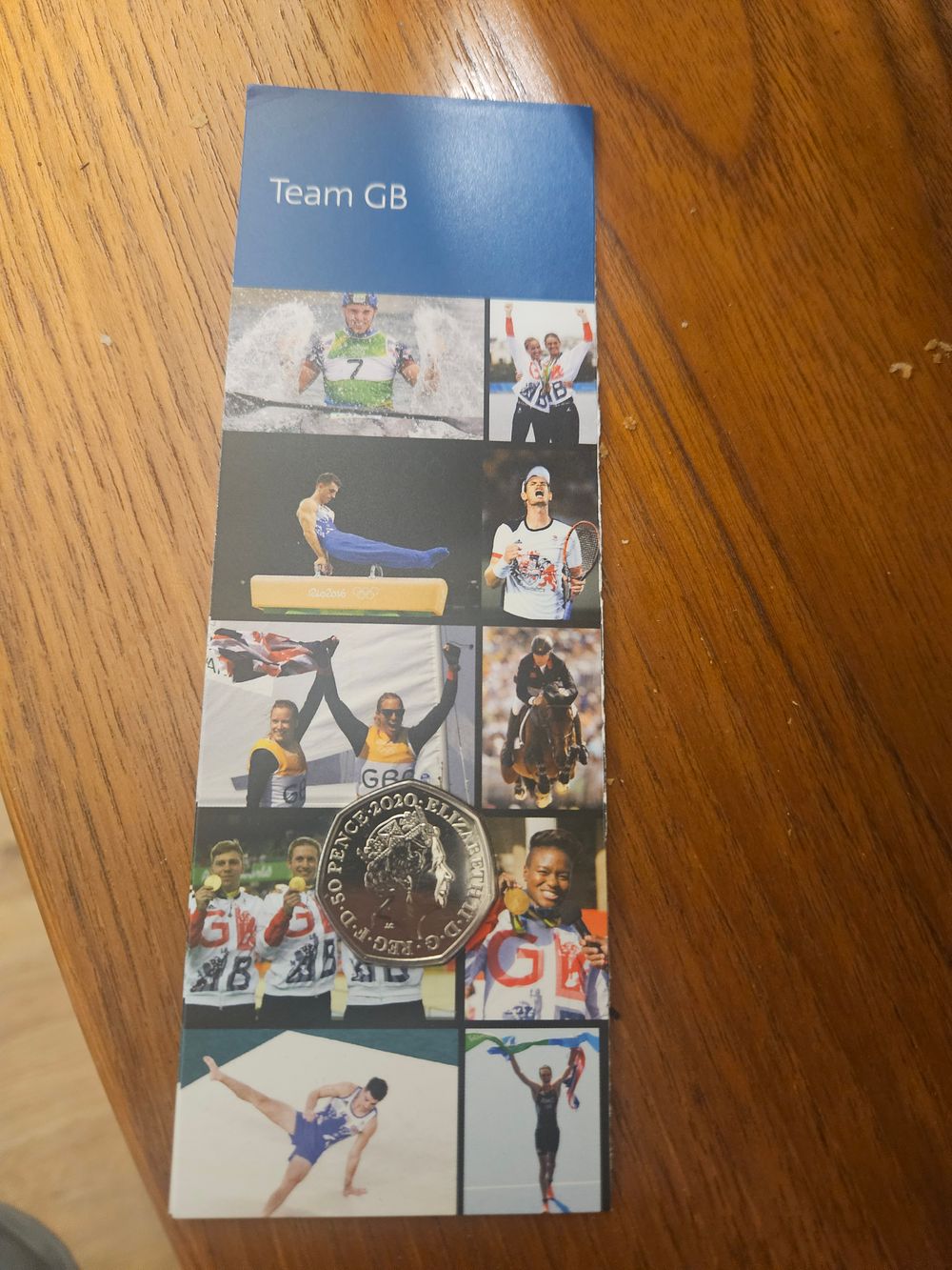 Lot 416 – A 2020 Team GB Tokyo Olympics Brilliant Uncirculated 50 Pence Coin in Original Presentation Card