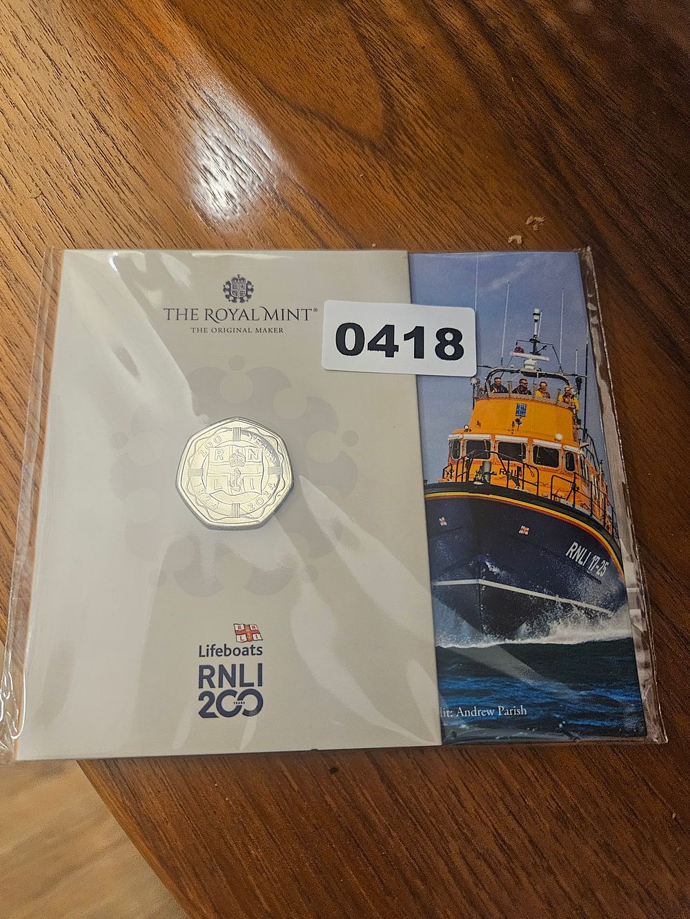Lot 418 – UK 2024 Royal Mint RNLI 200th Anniversary Brilliant Uncirculated 50p Coin Pack