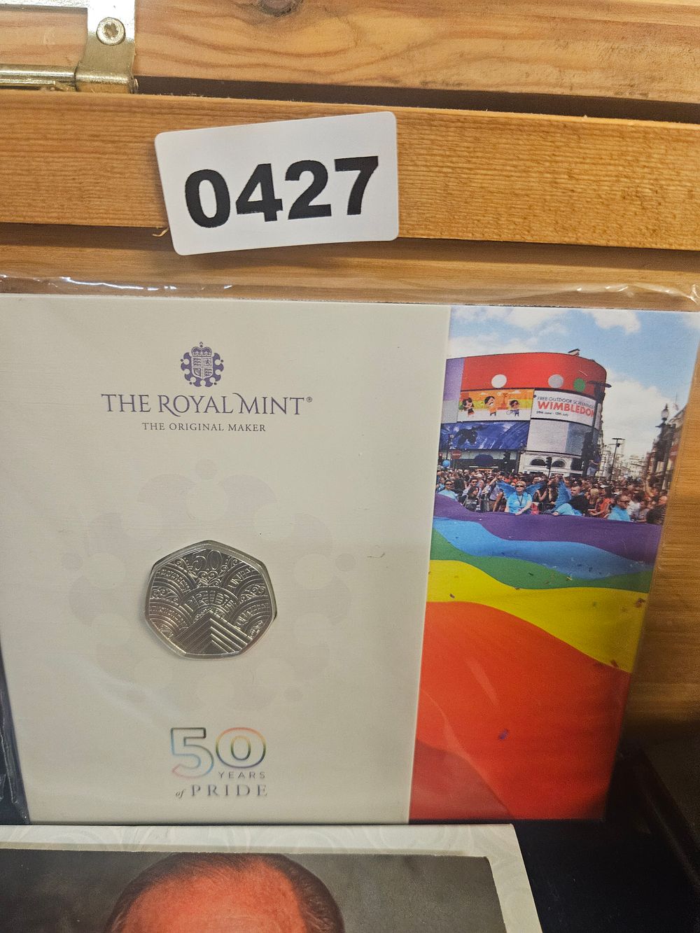 Lot 427 – UK 2022 50 Years of Pride 50 Pence Brilliant Uncirculated Coin Pack