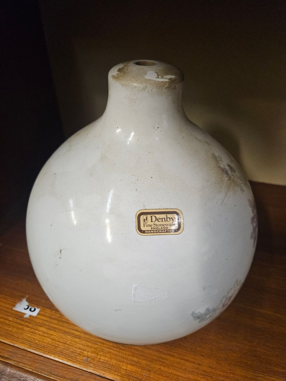 Lot 239 – A Denby fine stoneware floral decorated lamp base