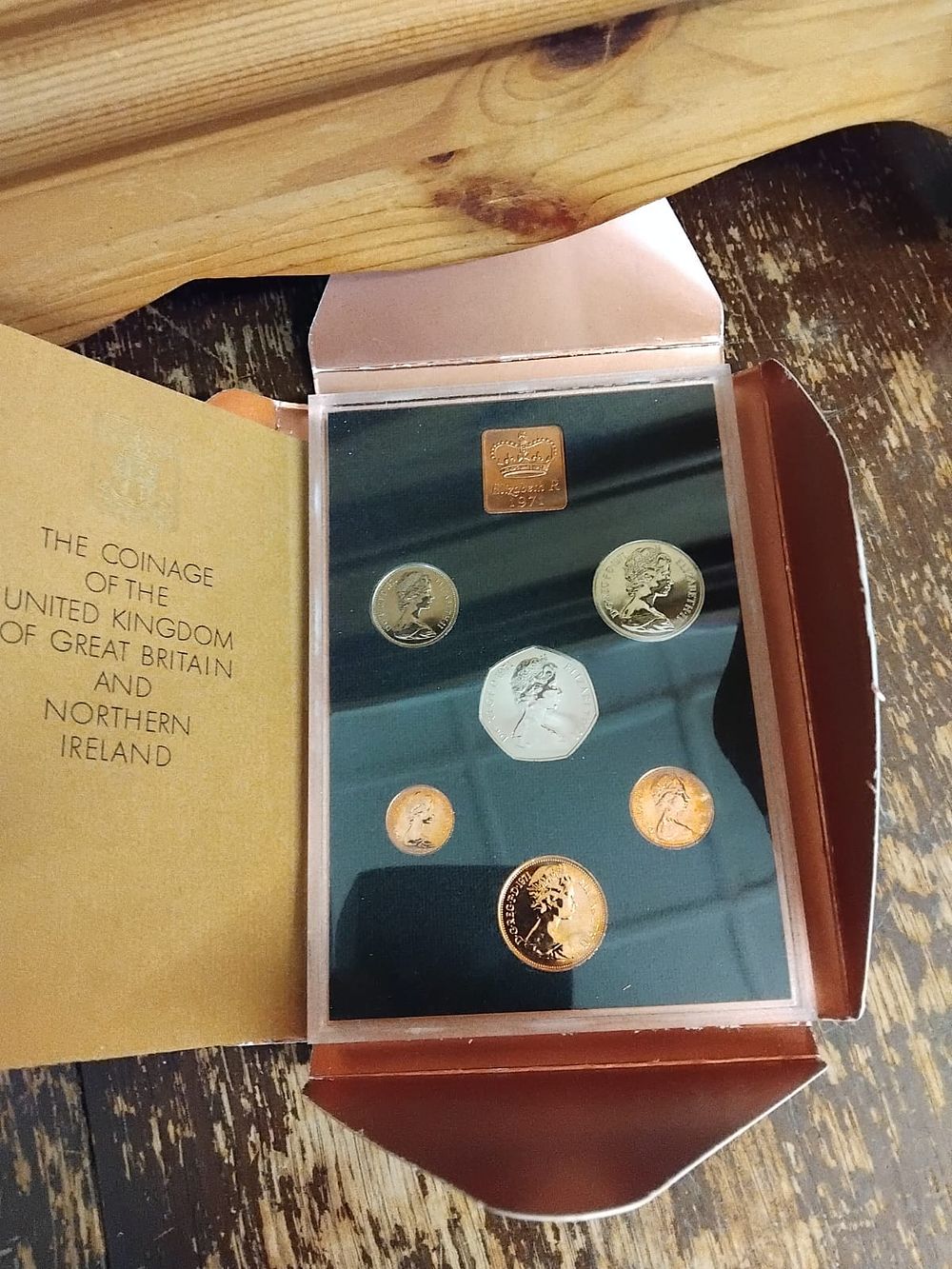 Lot 306 – UK 1971 Decimal Proof Coin Set