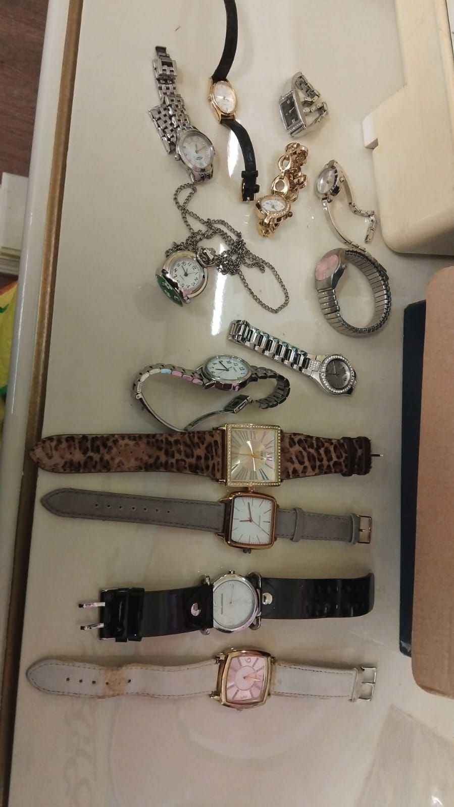 Lot 322 – A Collection of Fourteen Timepieces comprising Thirteen Wristwatches and one Pocket Watch