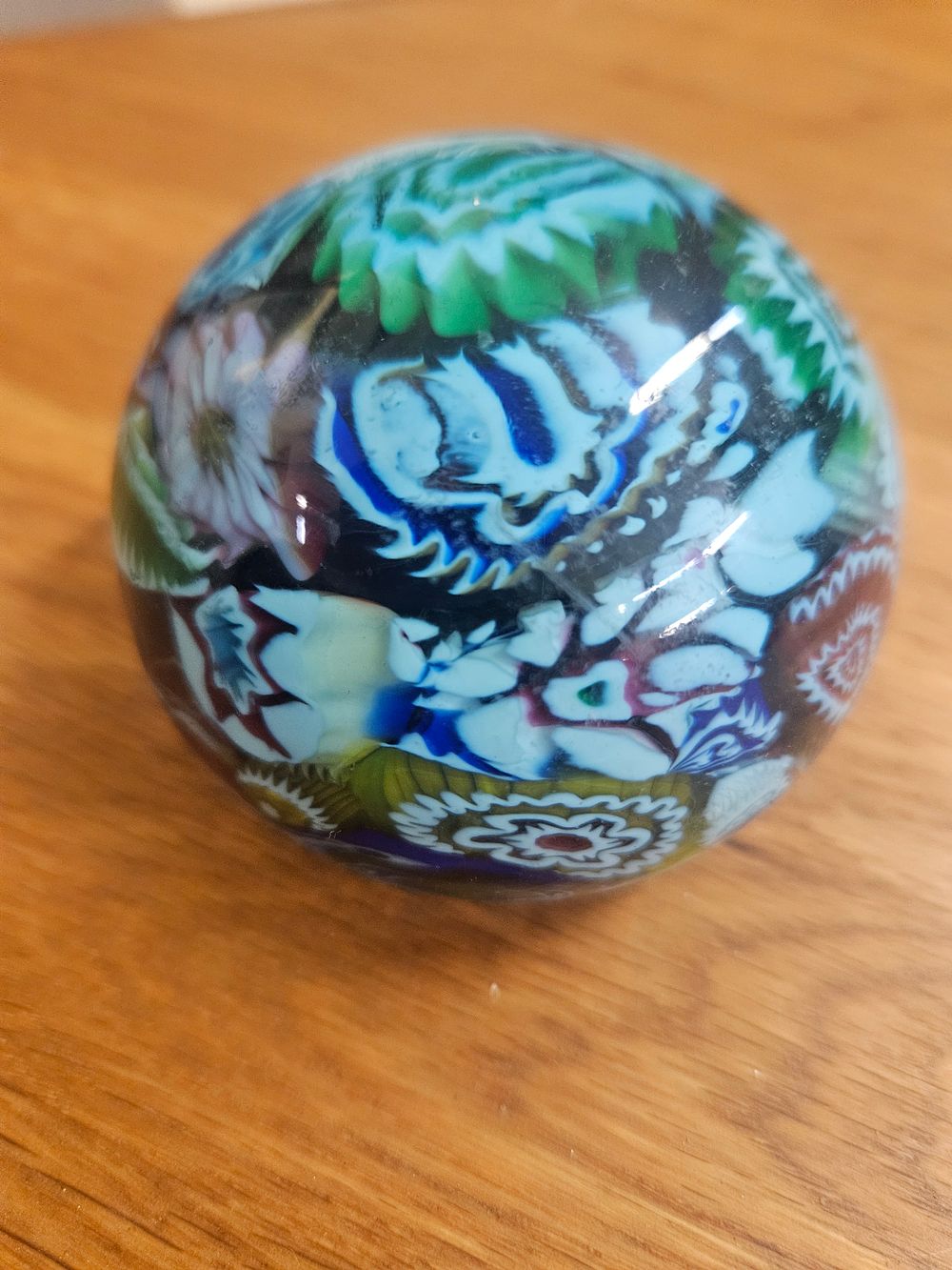 Lot 181 – Vintage Murano Millefiori Art Glass Paperweight