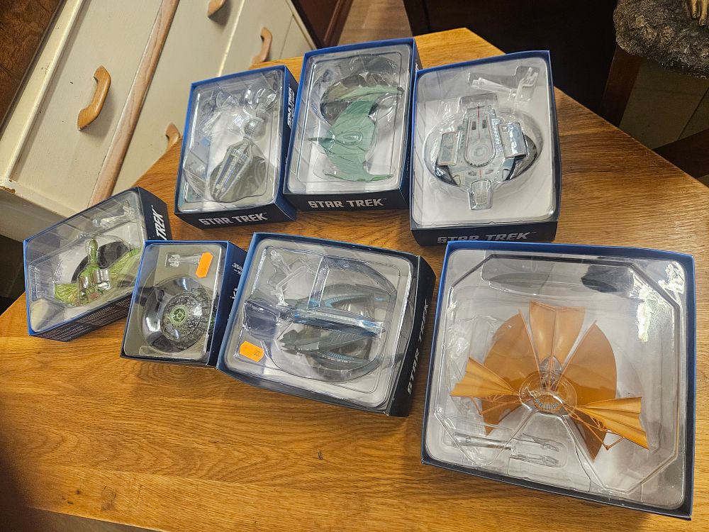 Lot 193 – A Collection of Eaglemoss Star Trek The Official Starships Collection Model Starships