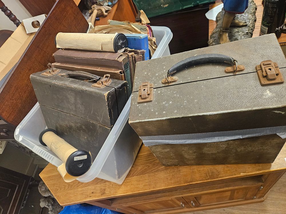 Lot 204 – An Assortment of Vintage Music Media, Storage Cases, and Printed Materials