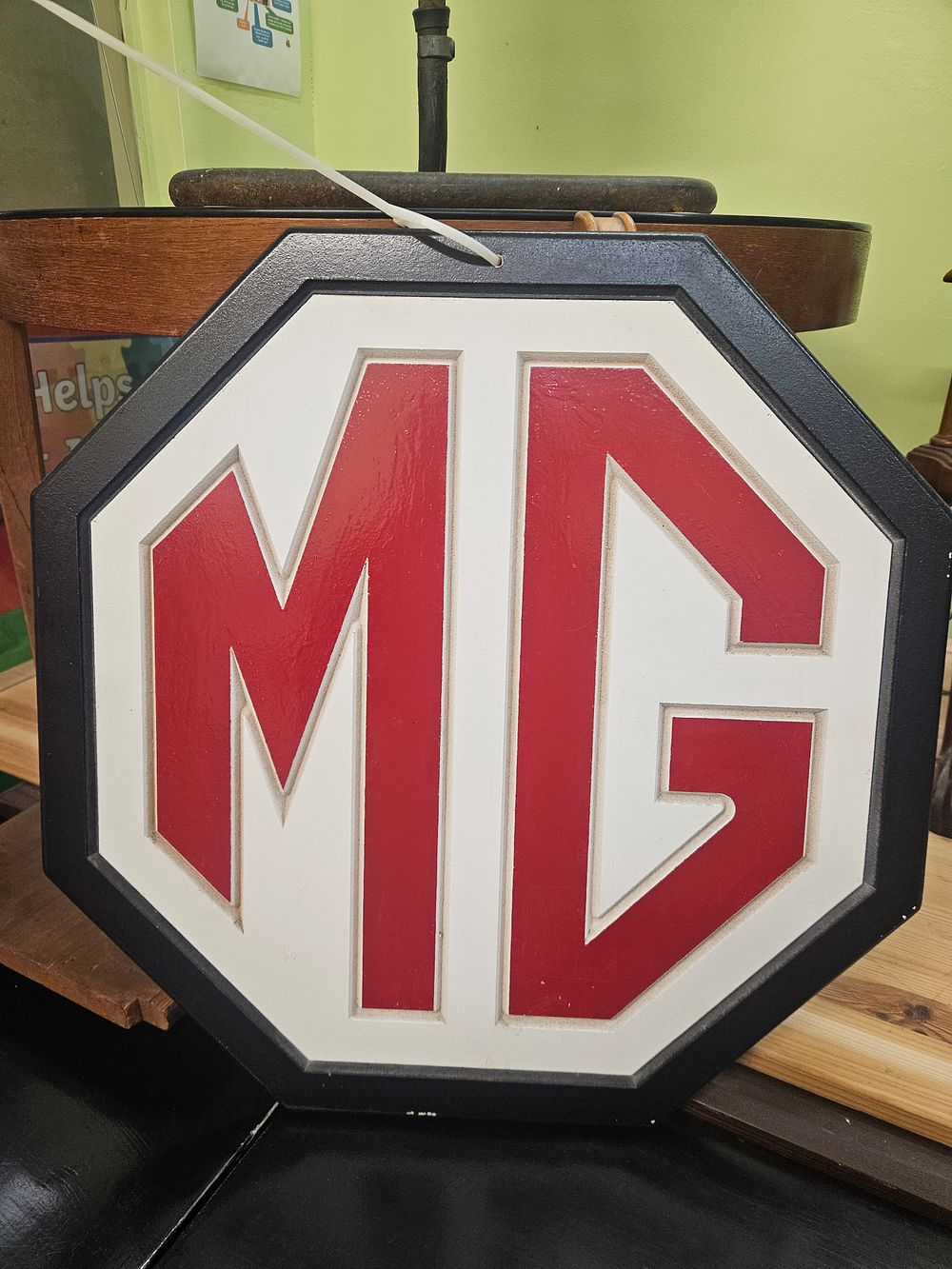 Lot 207 – MG Advertising Octagonal Wall Sign