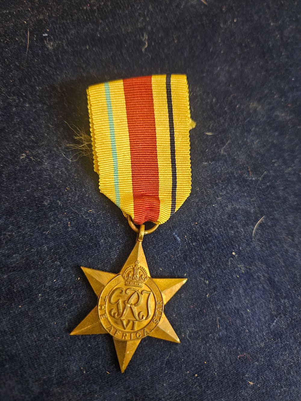 Lot 219 – WWII British Africa Star Campaign Medal