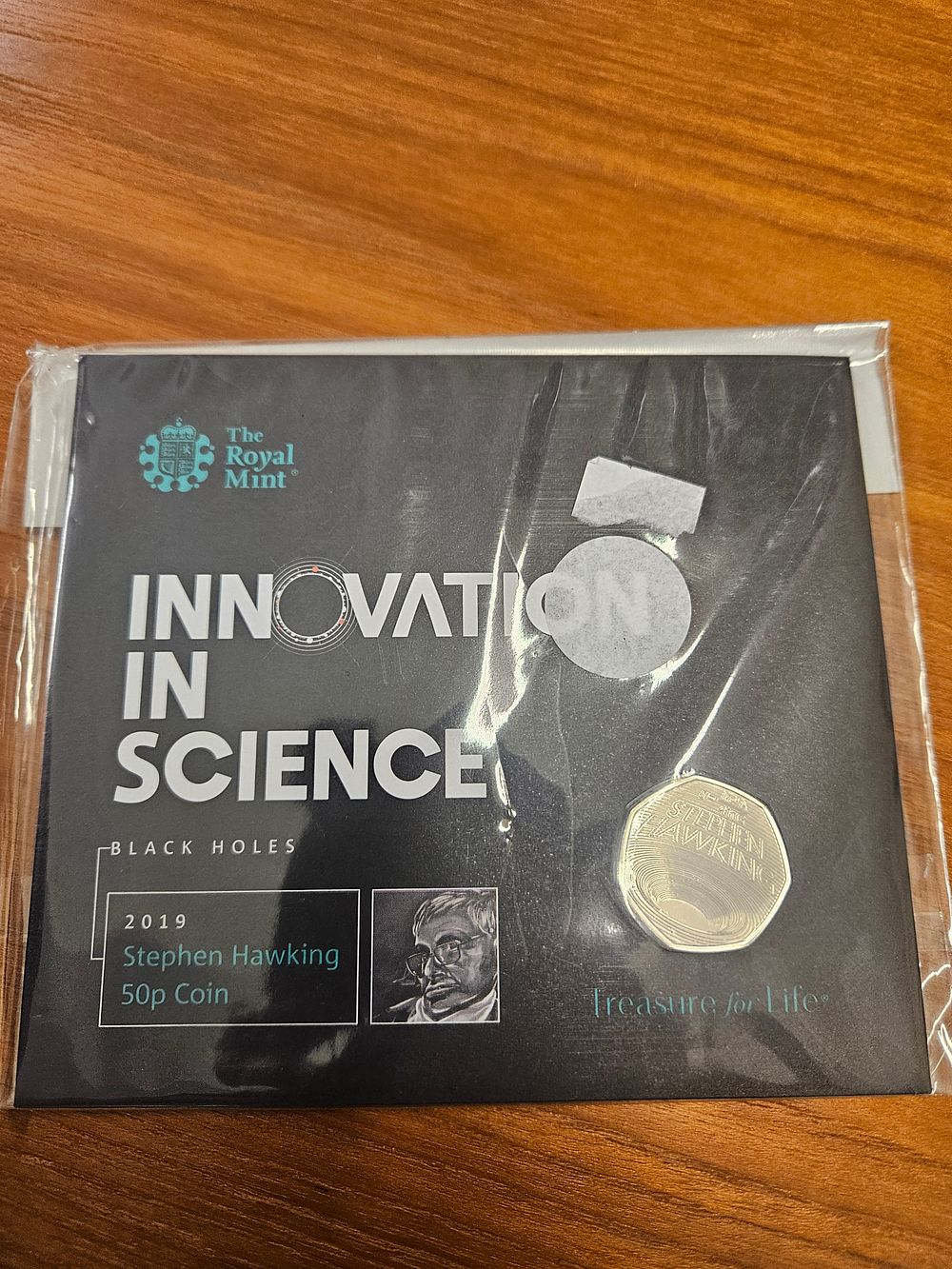 Lot 230 – 2019 UK Stephen Hawking 50p Brilliant Uncirculated Coin