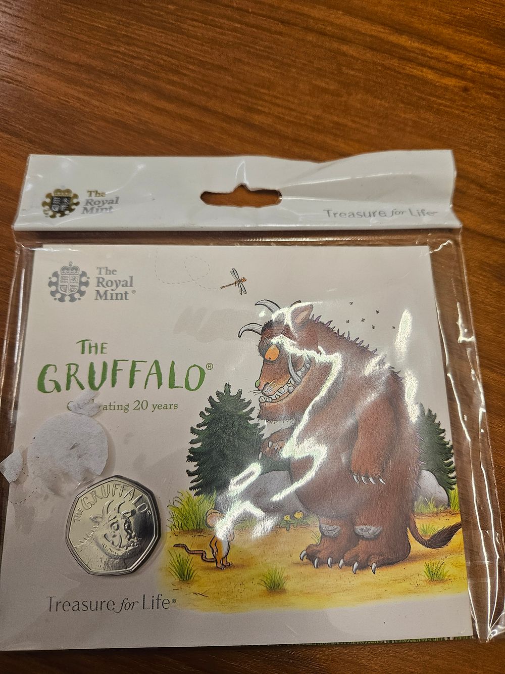 Lot 231 – UK 2019 The Gruffalo 50 Pence Brilliant Uncirculated Coin in Original Packaging