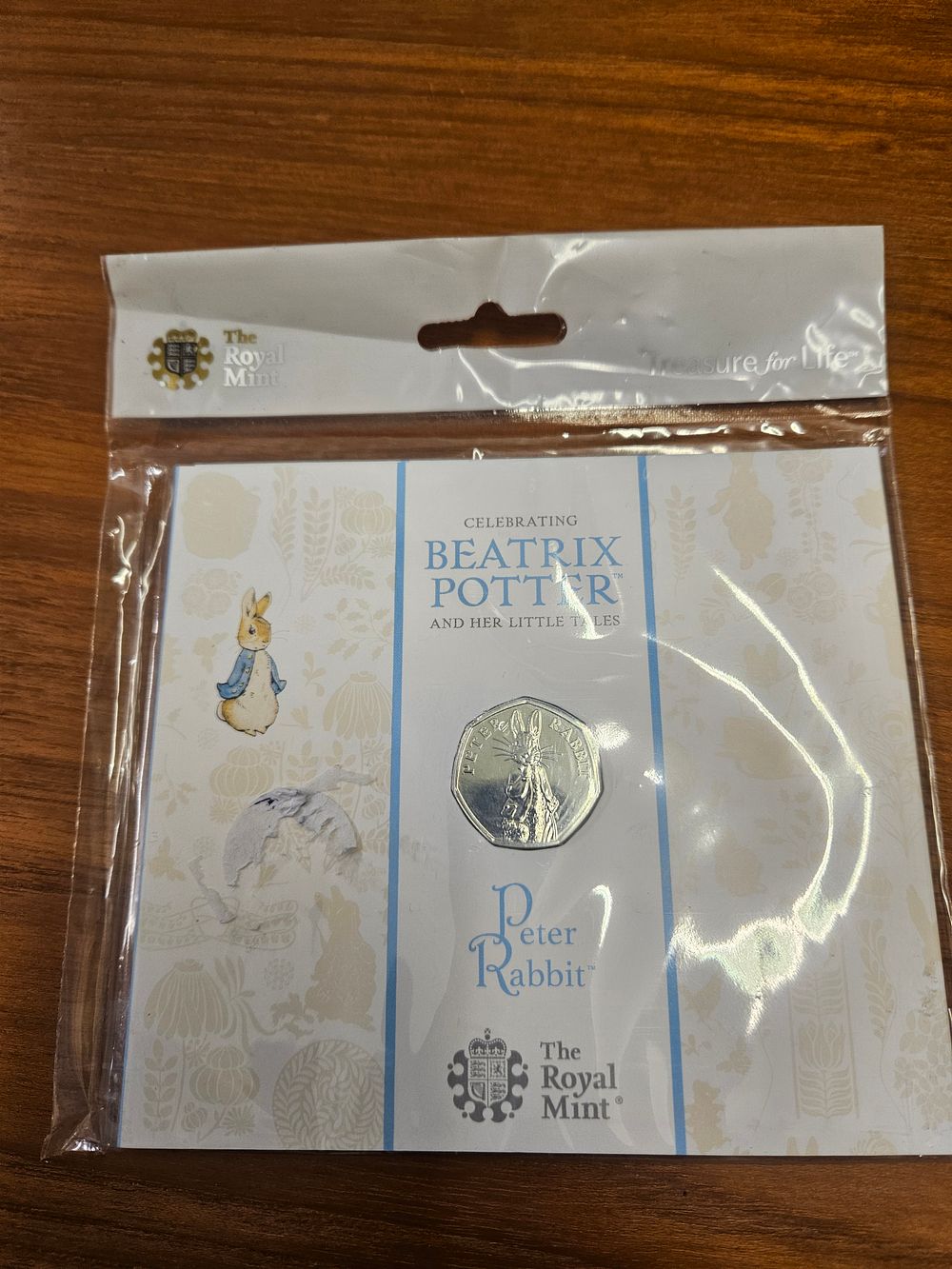 Lot 232 – UK 2017 Peter Rabbit 50 Pence Coin in Royal Mint Presentation Pack