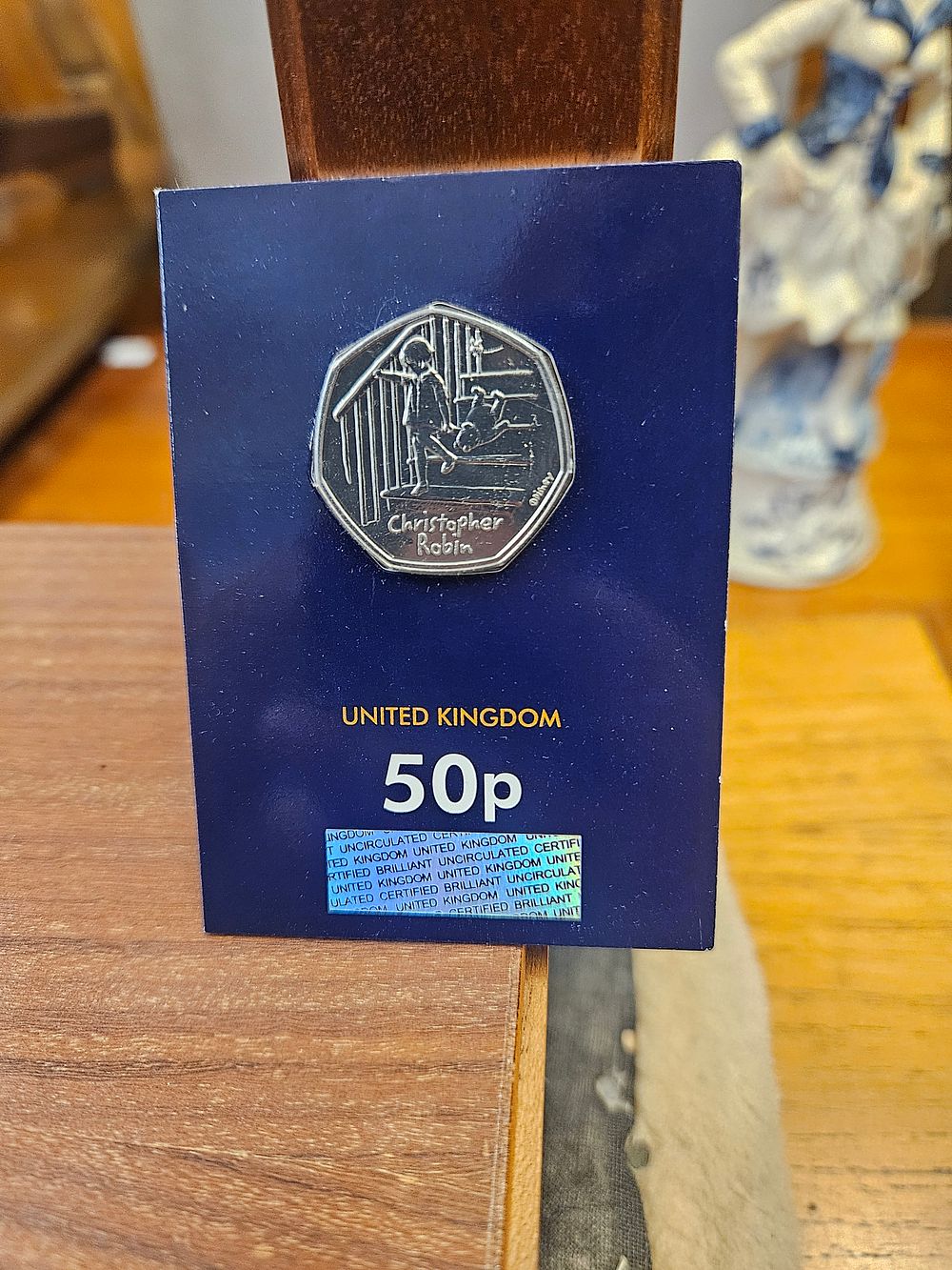 Lot 248 – UK 2020 Christopher Robin Brilliant Uncirculated 50p Coin