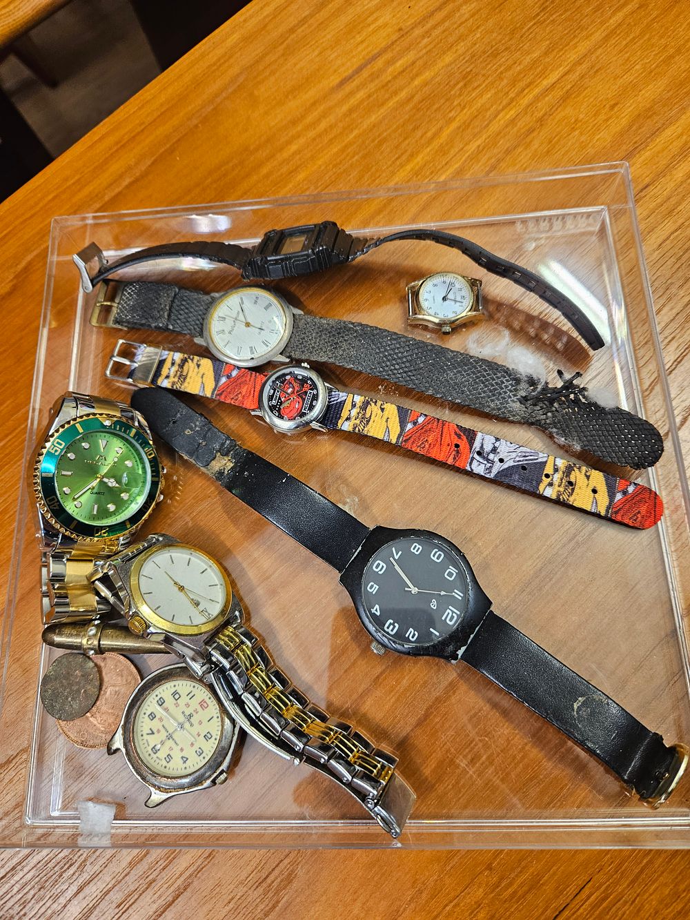 Lot 258 – A collection of assorted wristwatches including Citizen, Regal, and Disney Pixar examples