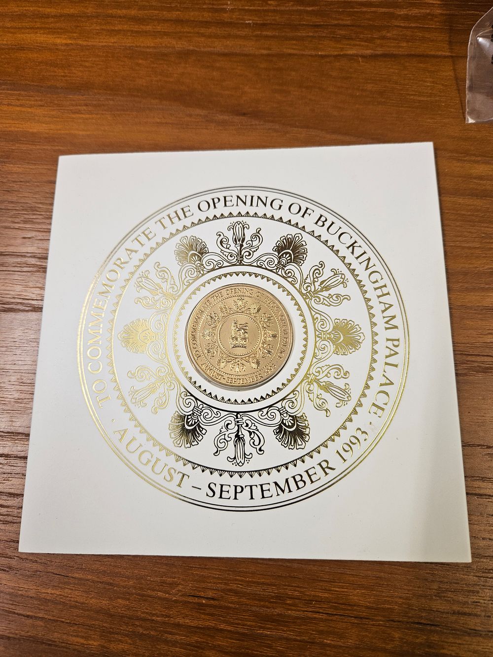 Lot 284 – UK 1993 Royal Mint Buckingham Palace Opening Commemorative Medal