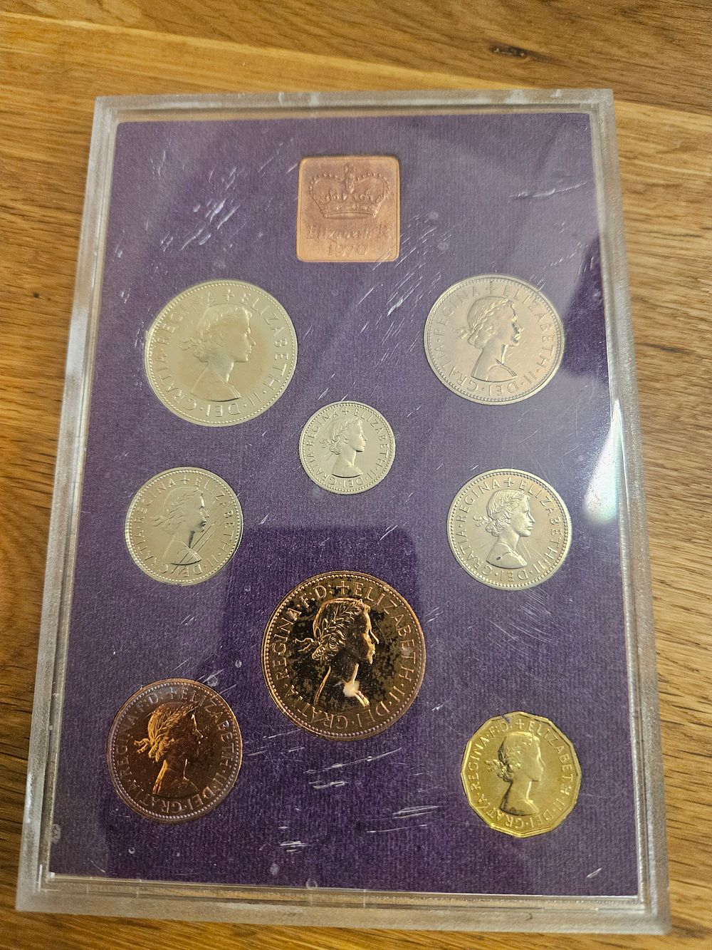 Lot 291 – UK 1970 Elizabeth II Proof Coin Set