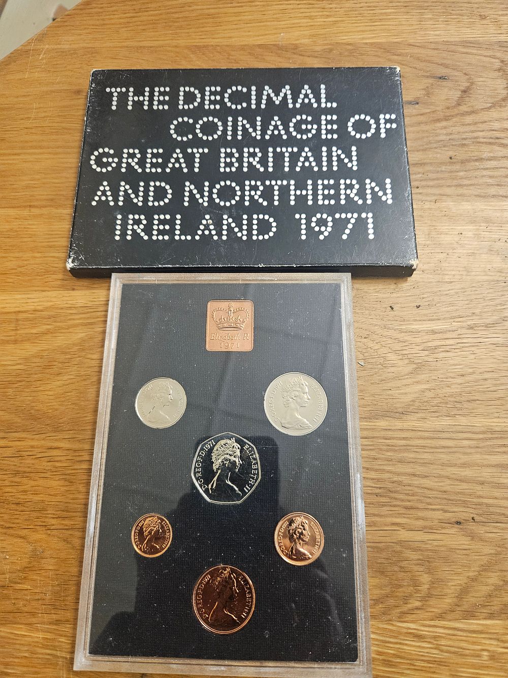 Lot 292 – UK 1971 Decimal Coinage Proof Set, Cupro-Nickel and Bronze