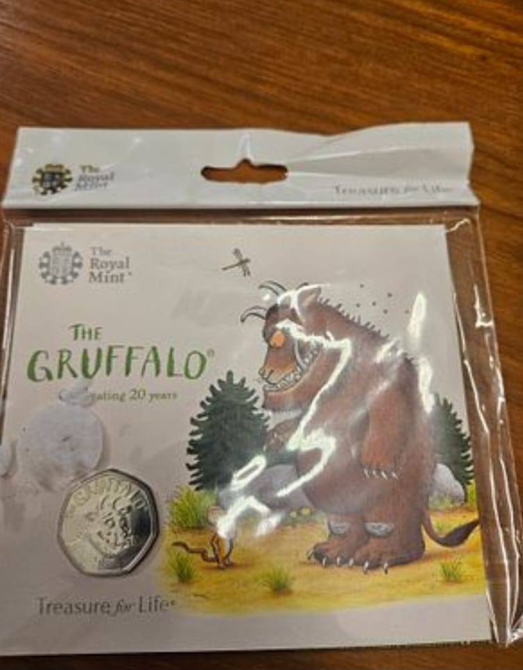 UK 2019 The Gruffalo 50p Brilliant Uncirculated Coin