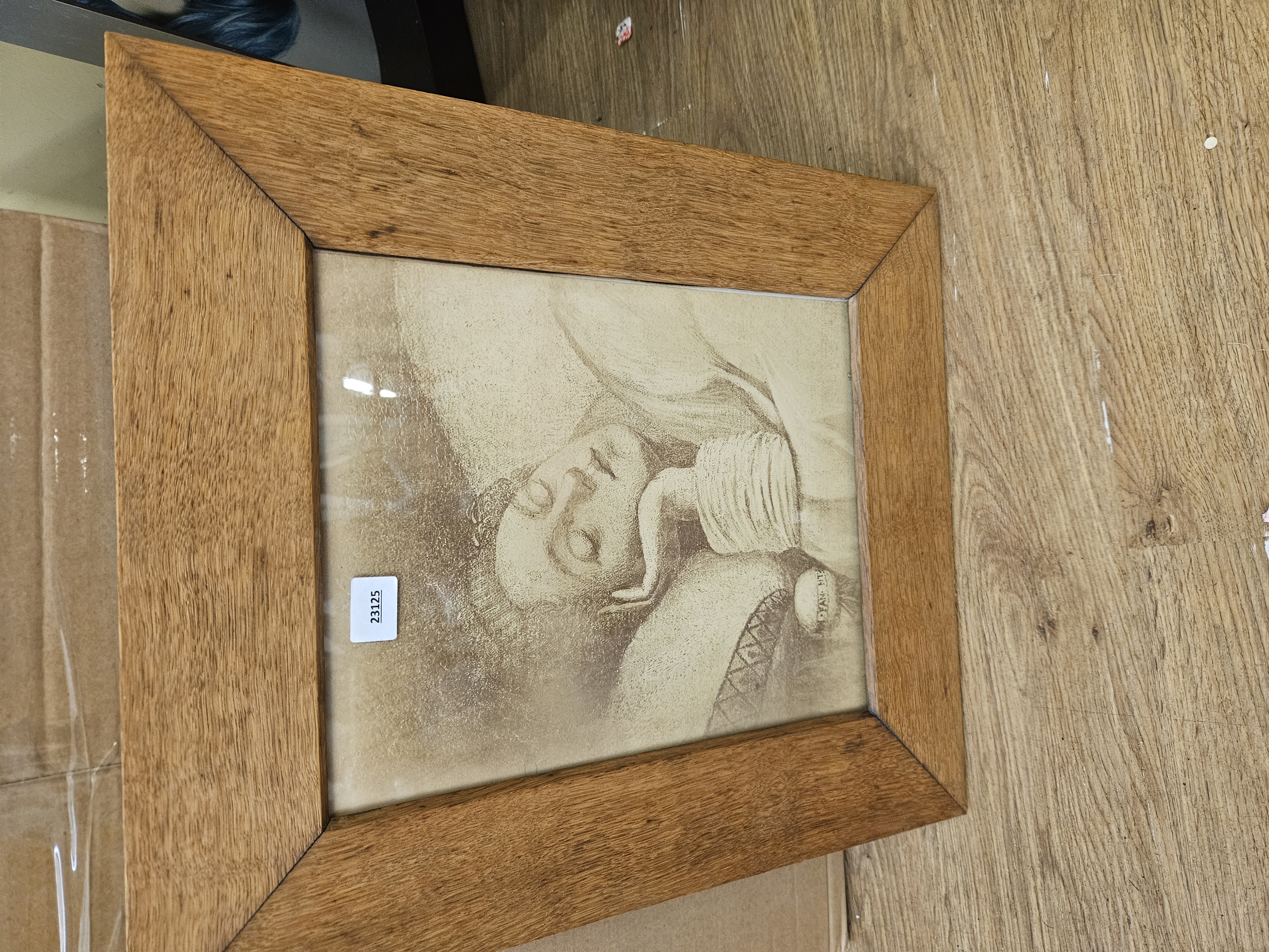 20th Century School, Monochromatic Drawing of a Reclining Figure