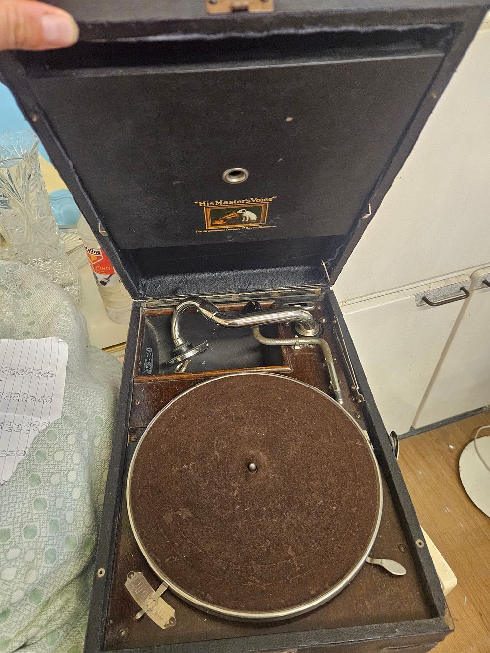 Lot 190 – His Master’s Voice HMV Portable Gramophone