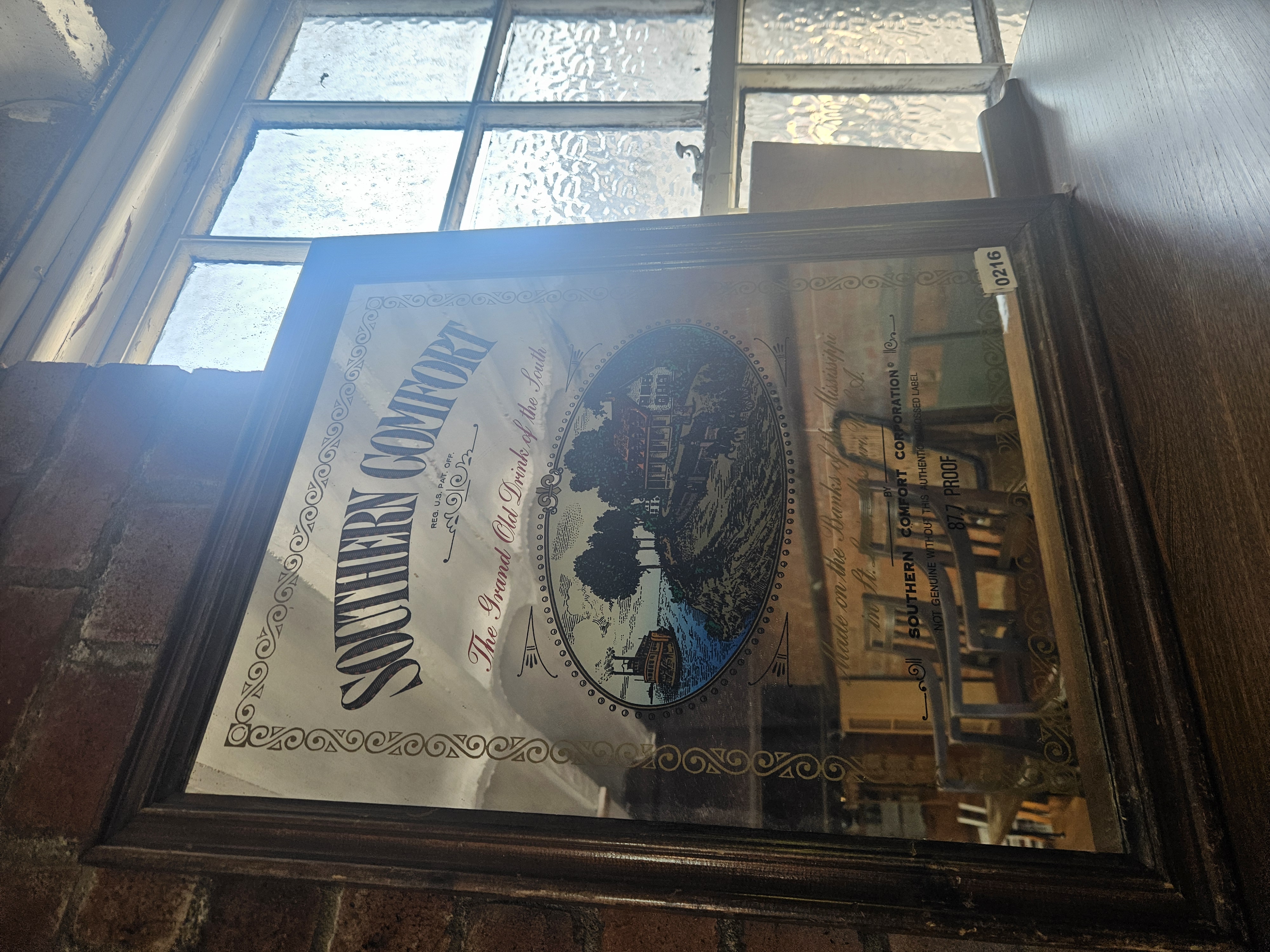Vintage Southern Comfort Advertising Pub Mirror
