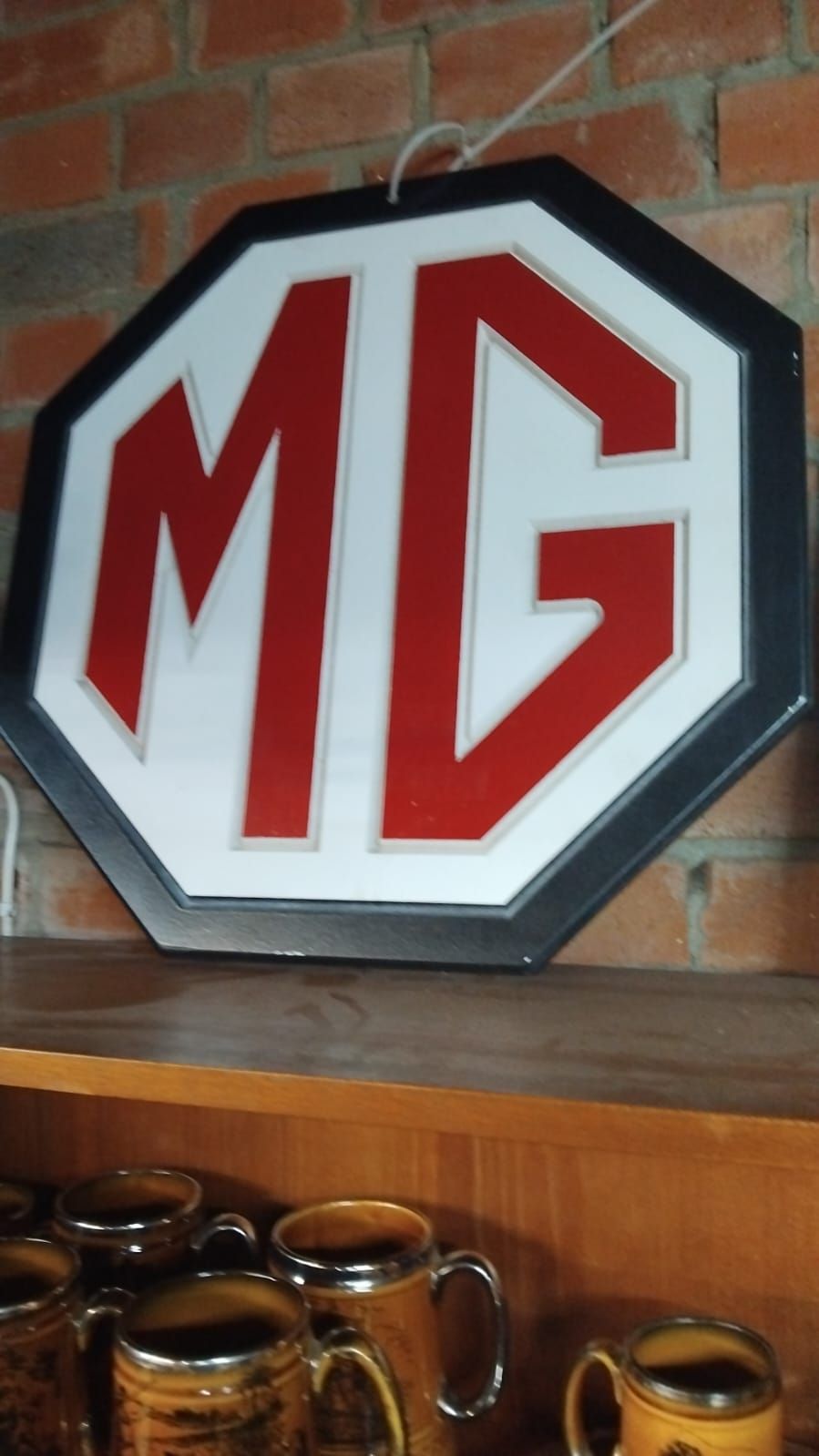 Lot 200 – MG Motors Decorative Octagonal Wall Sign