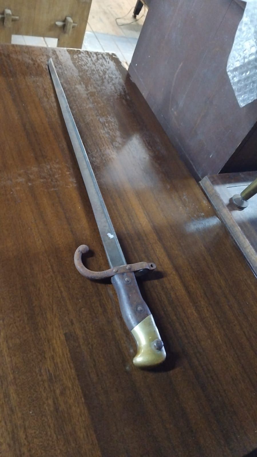 Lot 227 – A French Model 1874 Gras Pattern Sword Bayonet