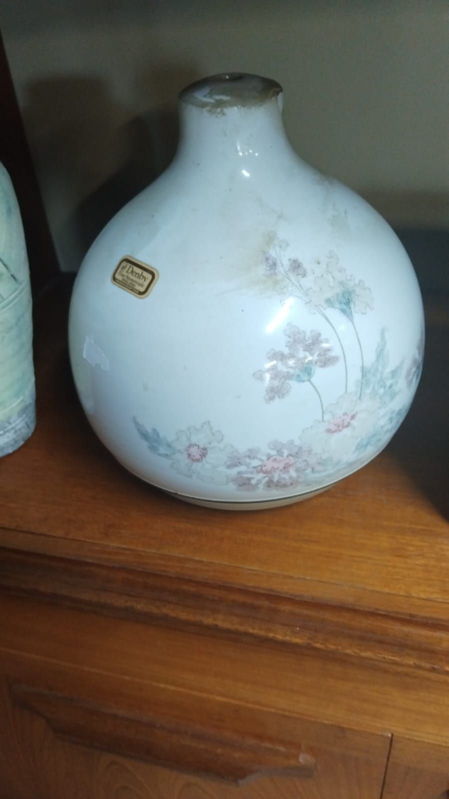 Lot 286 – A Denby Fine Stoneware Bulbous Floral Vase