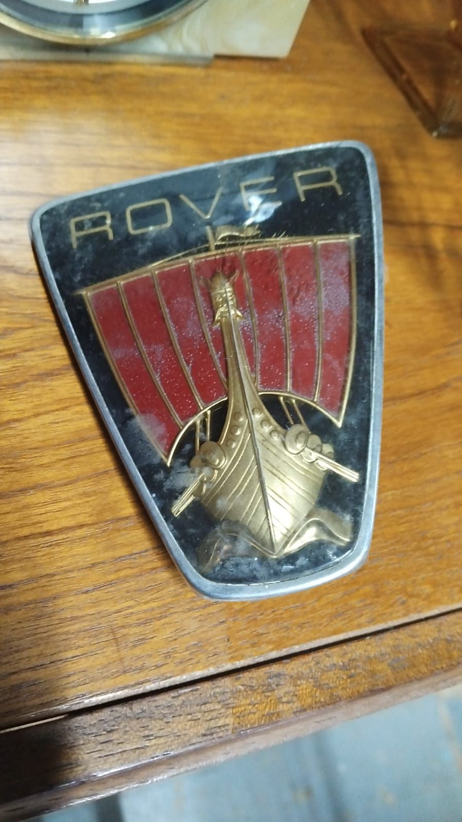 Lot 311 – A Vintage Rover Viking Longship Grille Badge