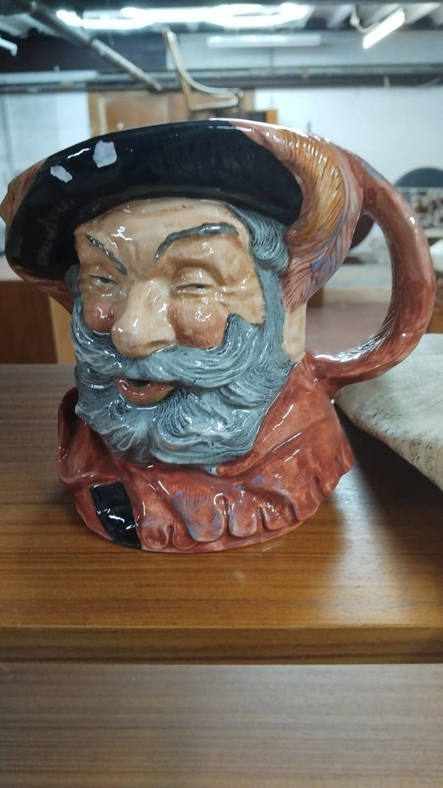 Lot 347 – Large Ceramic Character Jug Attributed to Royal Doulton, Falstaff