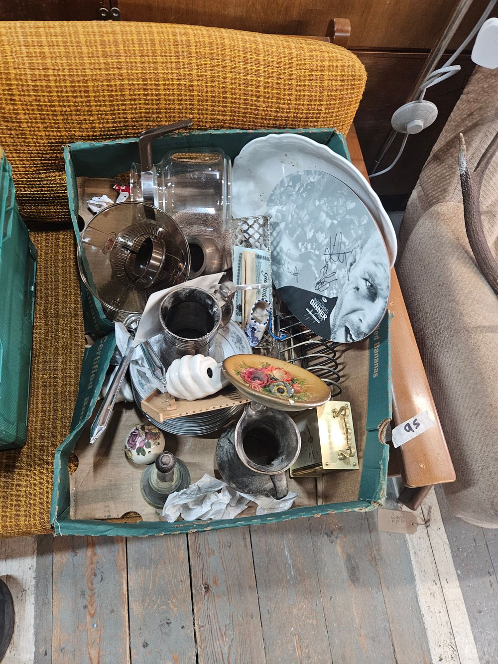 Lot 377 – A Collection of Miscellaneous Ceramic, Glass, and Metalware Household Items