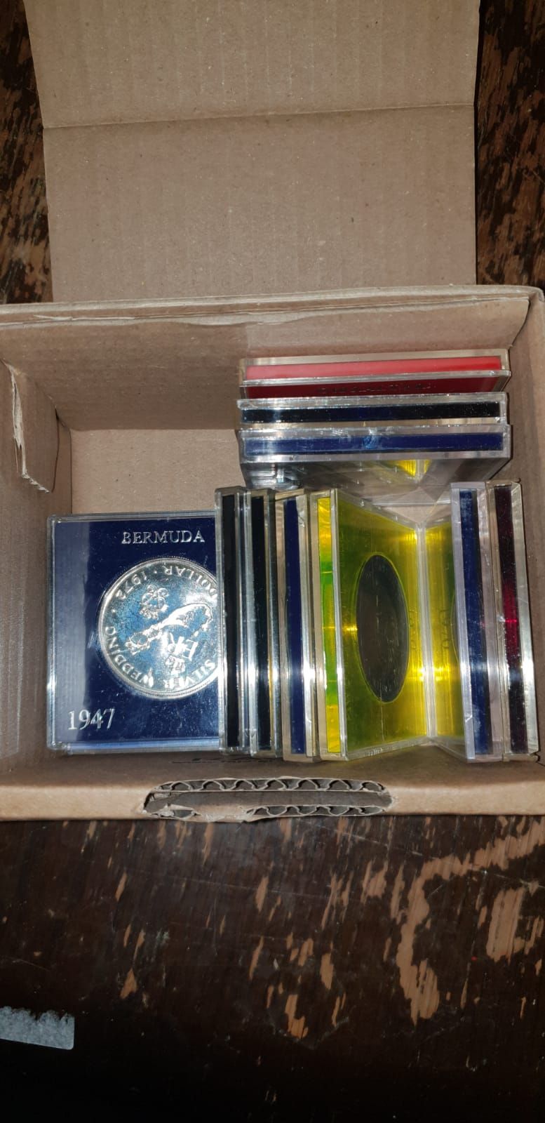 Lot 472 – A Collection of World Commemorative Coins Including a Bermuda 1972 Silver Wedding Dollar