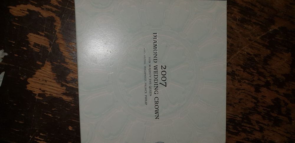 Lot 508 – UK 2007 Diamond Wedding £5 Crown, Cupro-Nickel, BU
