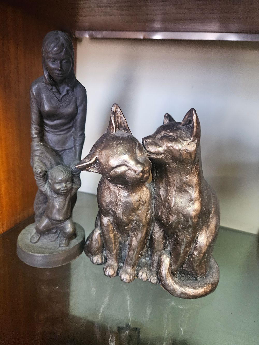 Lot 201 – Two Contemporary Cold-Cast Bronze-Effect Sculptures