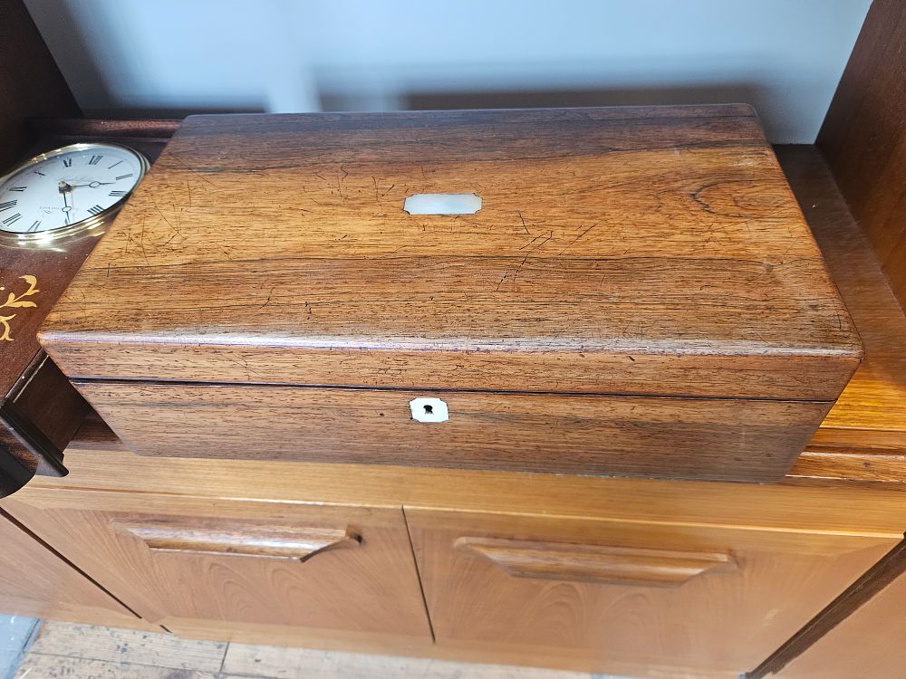 Lot 211 – A Victorian Style Wooden Writing Slope