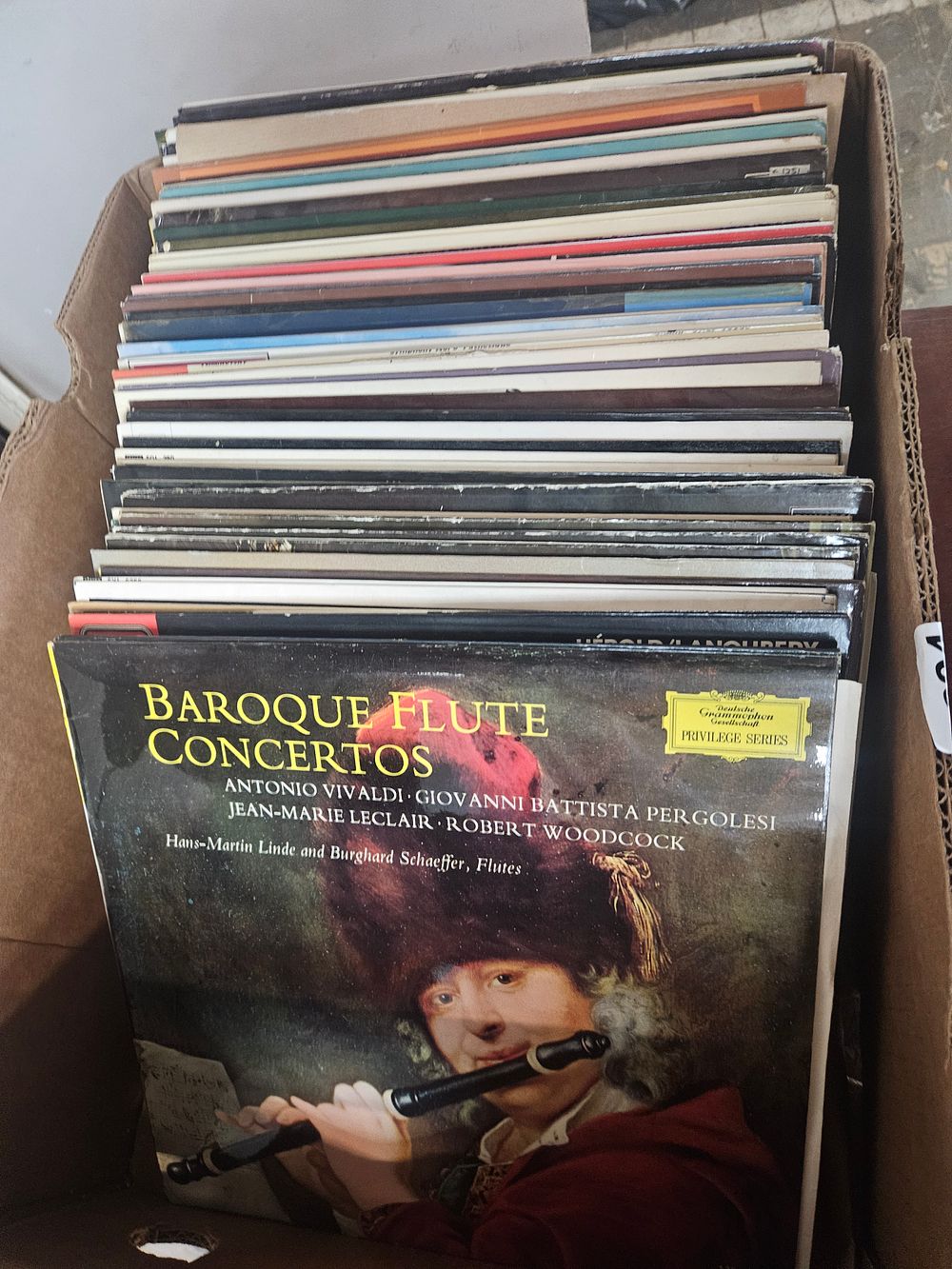 Lot 289 – A Collection of Vintage Classical Vinyl LP Records including Deutsche Grammophon Privilege Series