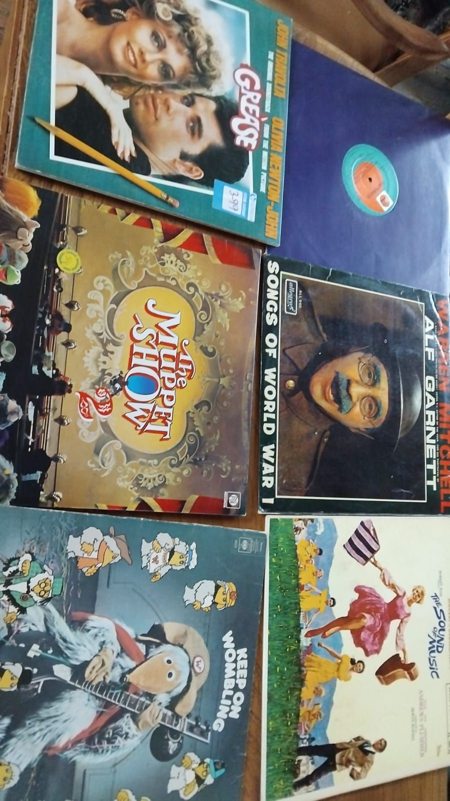 Lot 297 – A Collection of Vintage Vinyl LP Records Including Movie Soundtracks and Popular Music