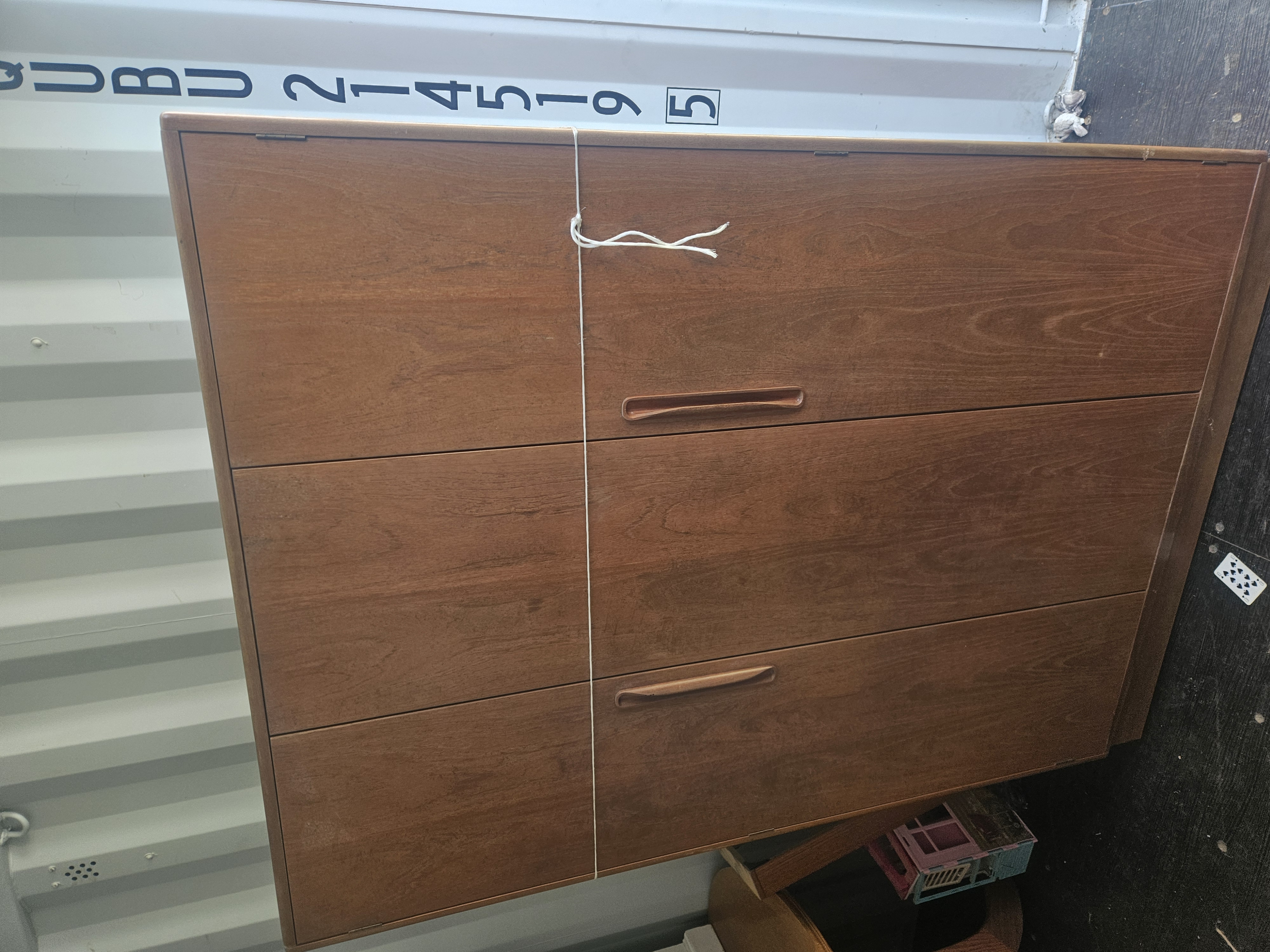 Mid-Century Modern gplan Teak Three-Door Wardrobe