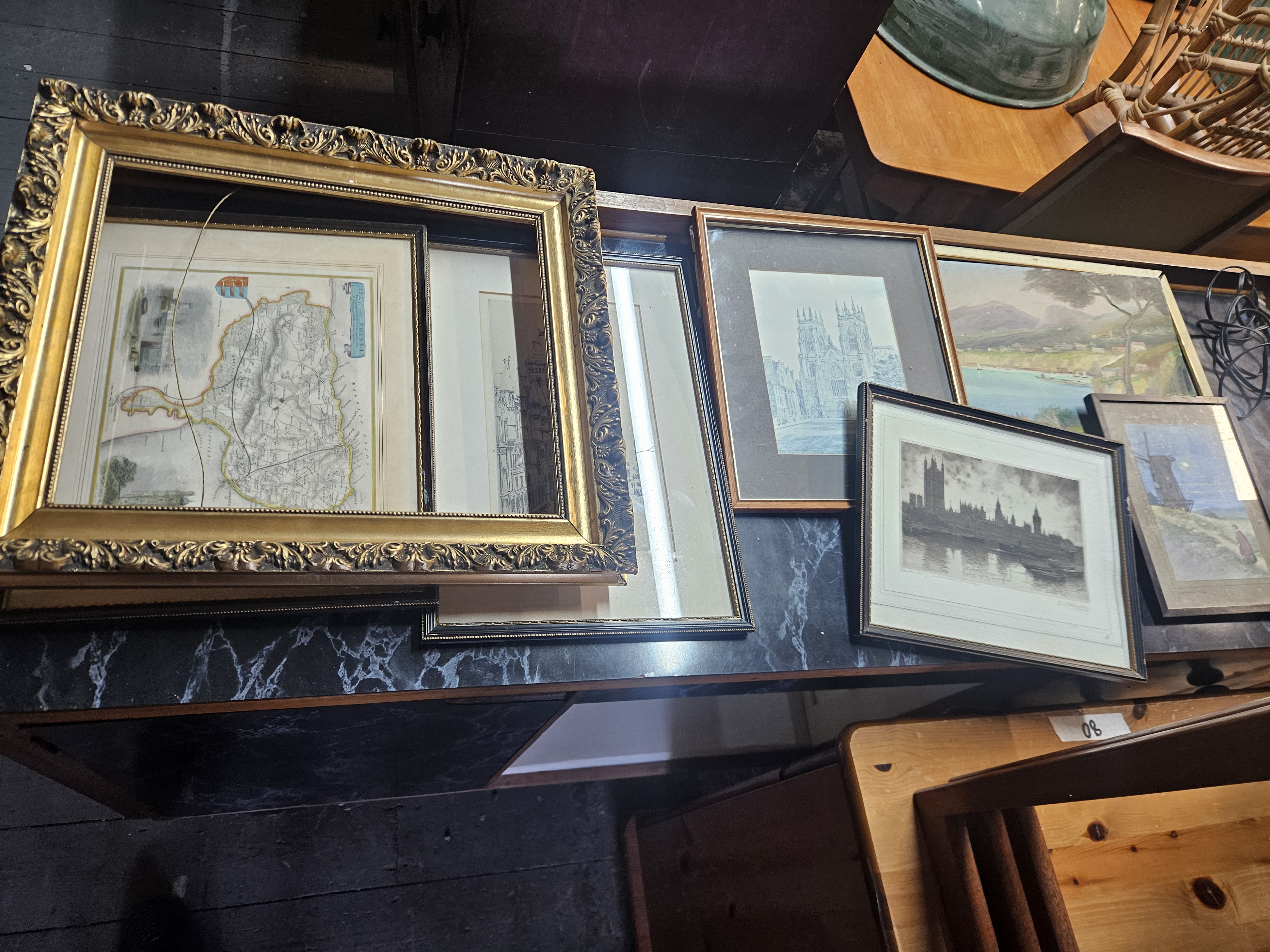 E.J. Maybery and Others, A Collection of Topographical and Architectural Artworks (Signed)