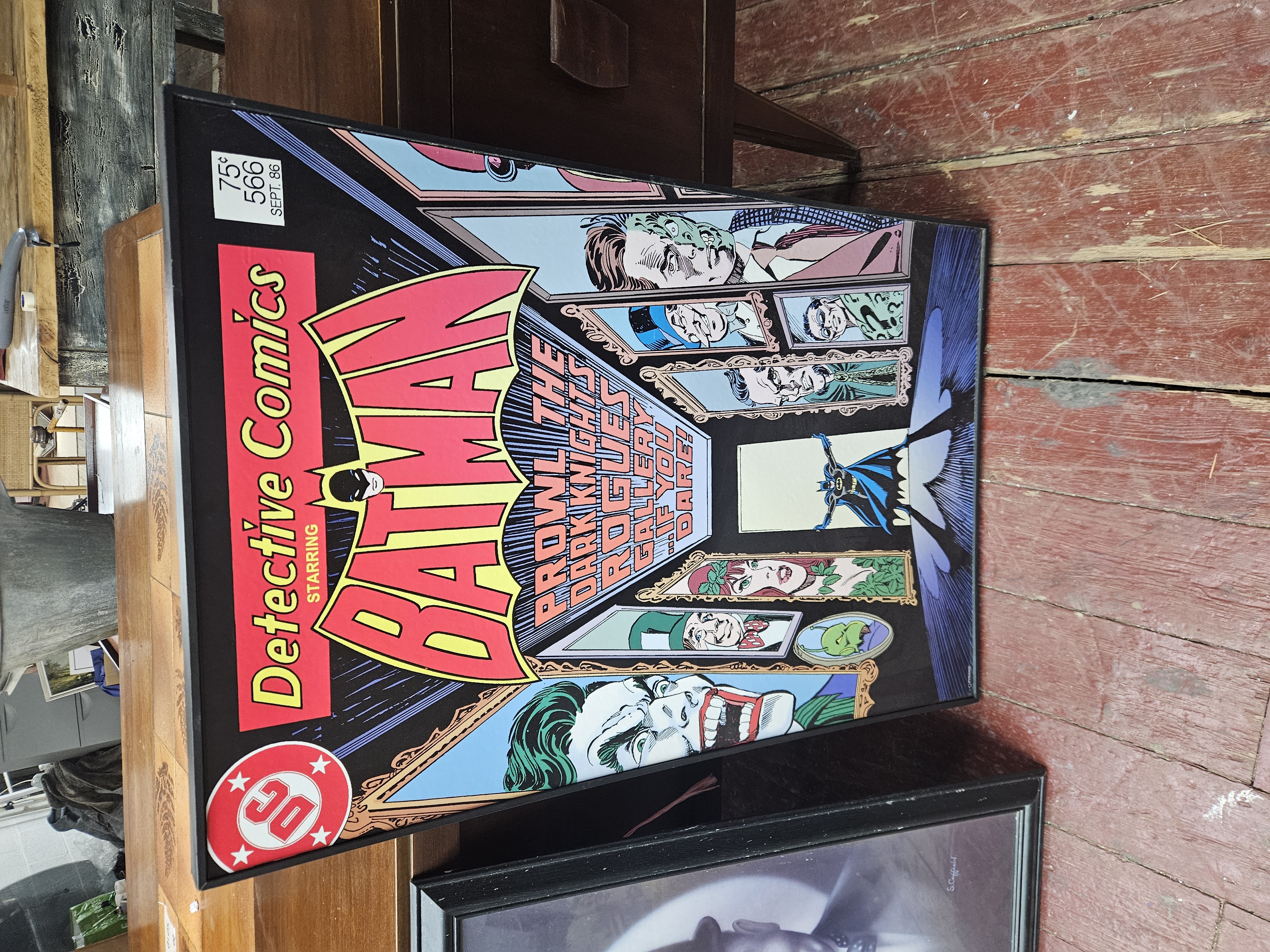 Framed DC Comics Detective Comics Issue 566 Batman Rogues Gallery Poster