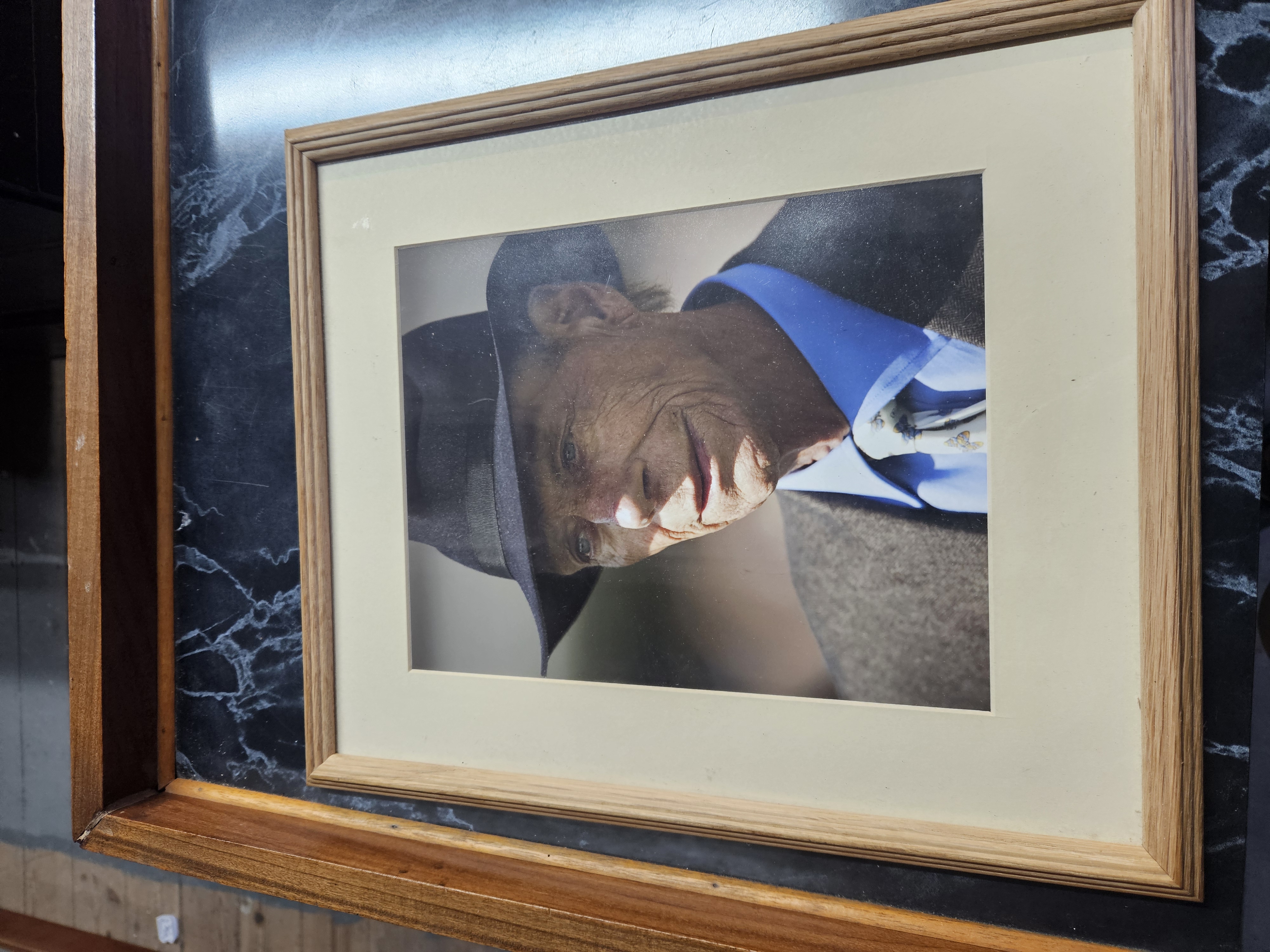 Modern Chromogenic Portrait Print of an Elderly Gentleman in a Fedora