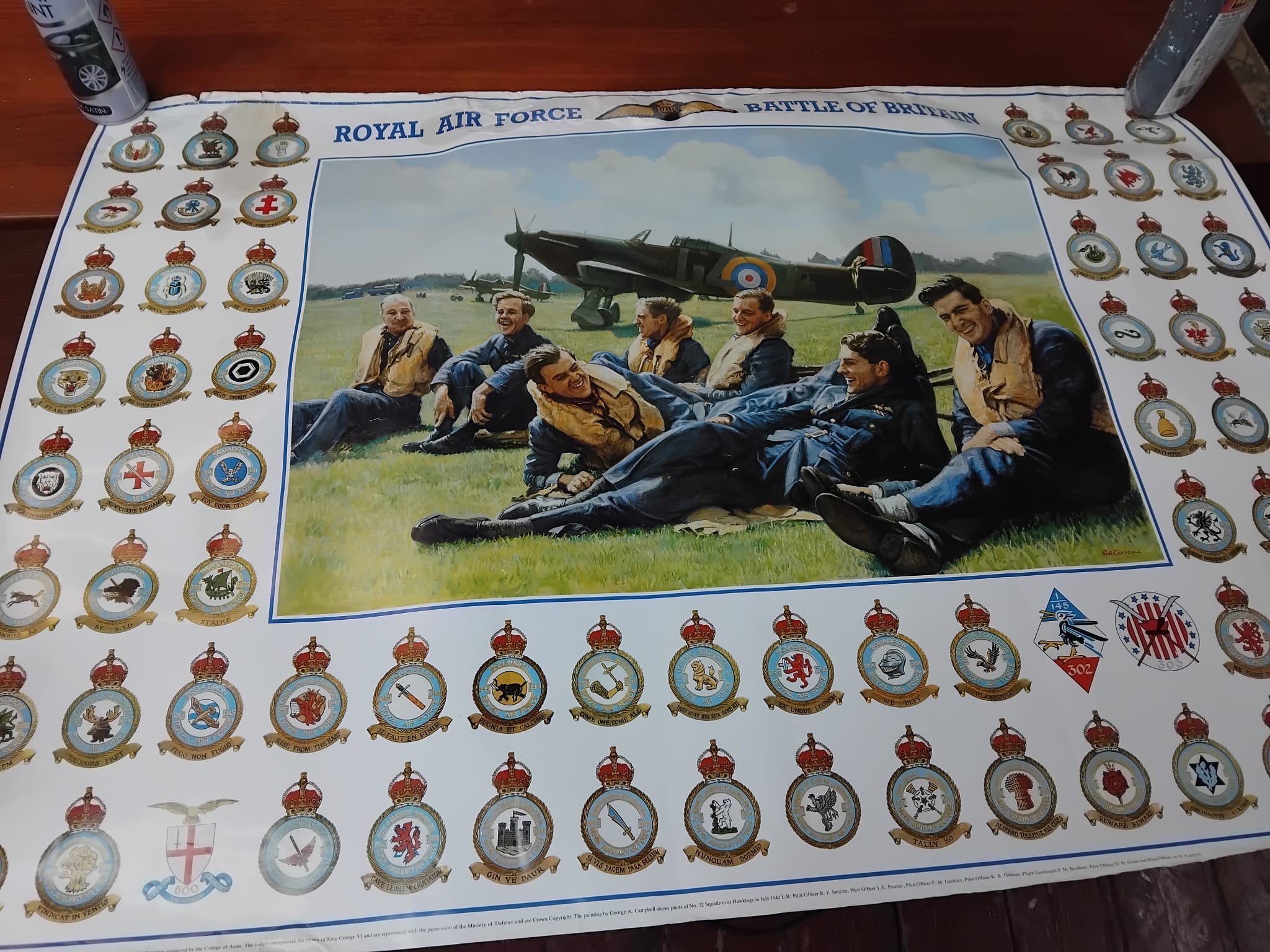 A Pair of Military Commemorative Posters Relating to the Royal Air Force and the Royal Canadian Navy