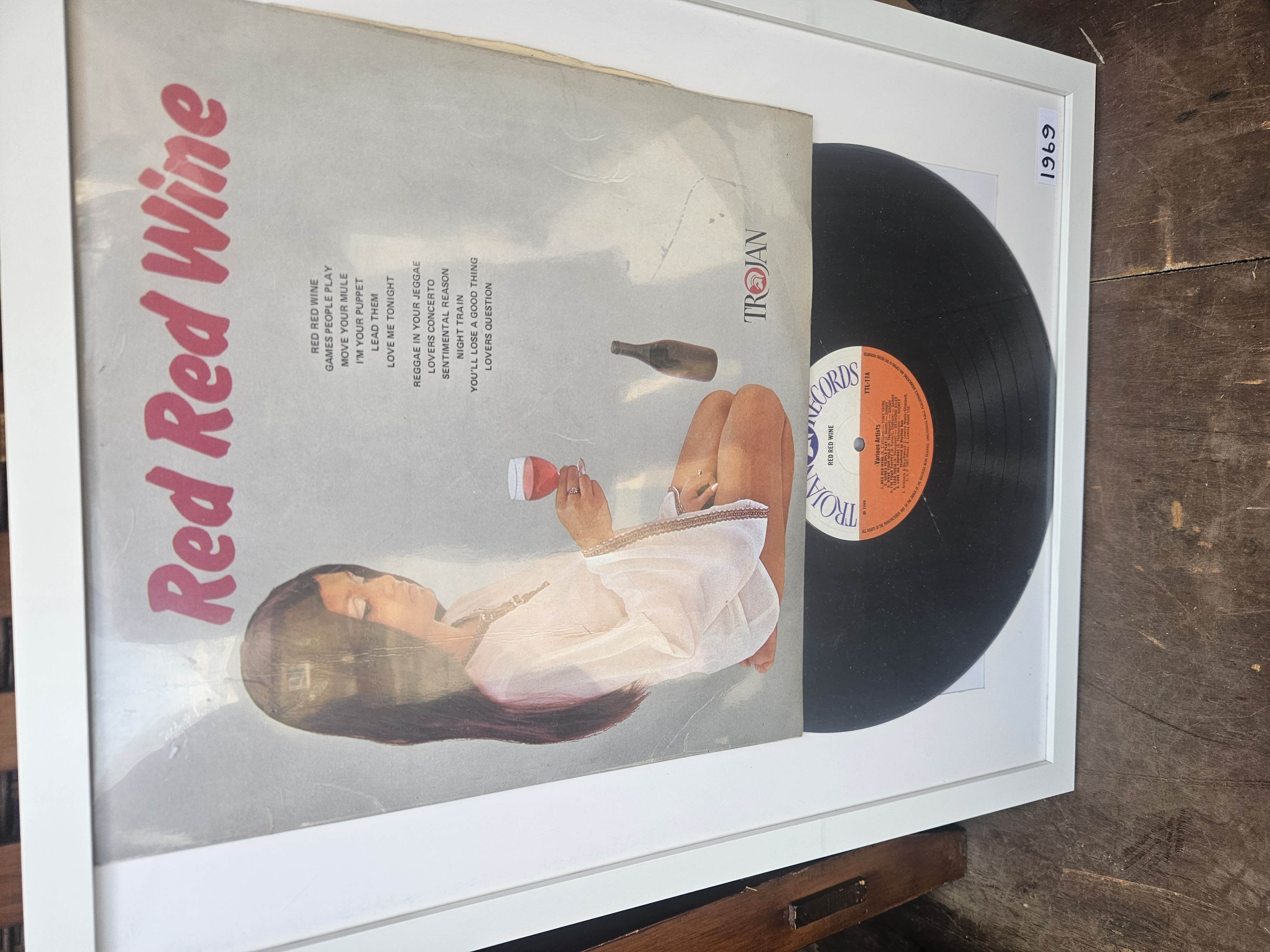 Various Artists - Red Red Wine - Framed Vinyl LP - Trojan Records TTL 11
